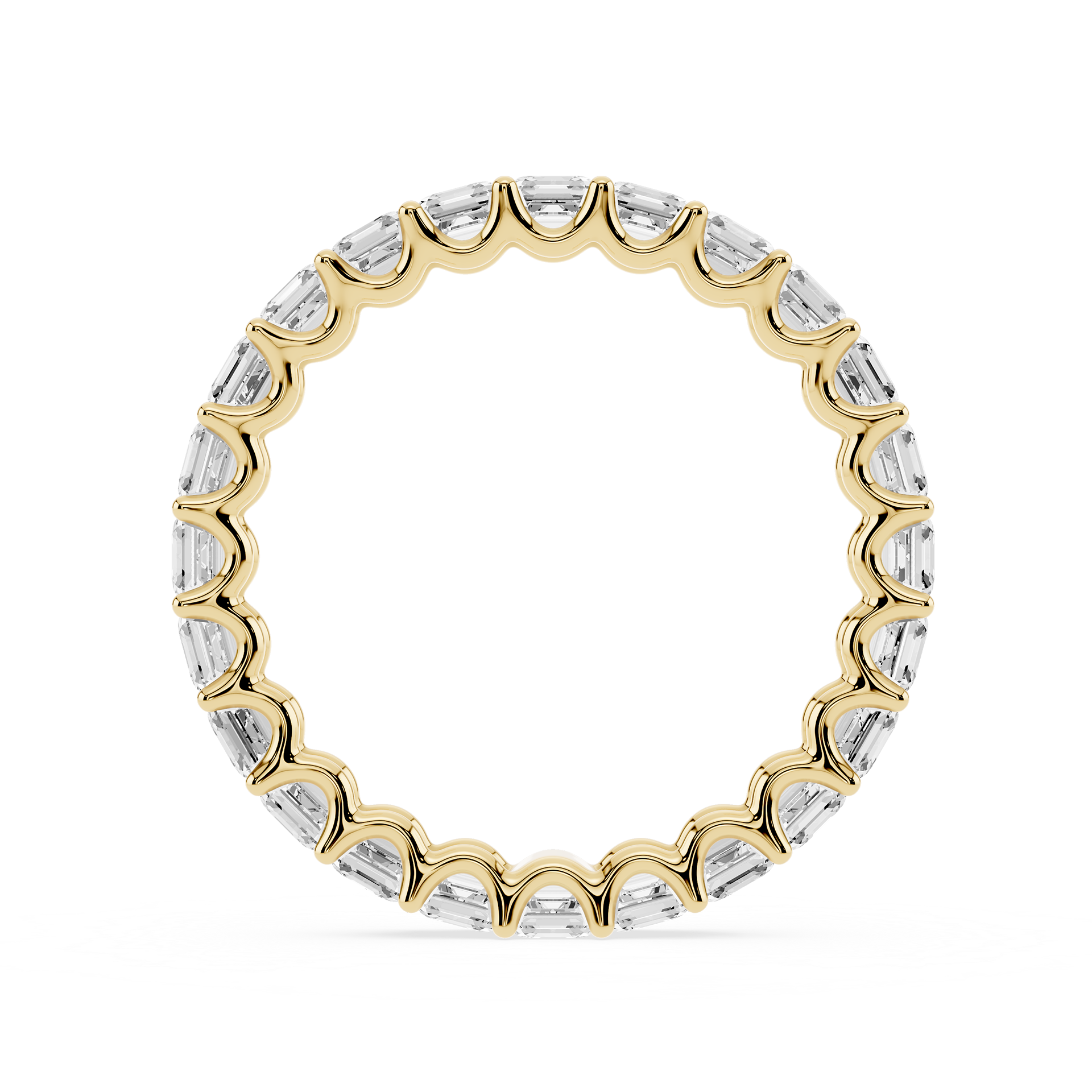 Lovea Kylie Eternity Ring Asscherschliff – Gelbgold