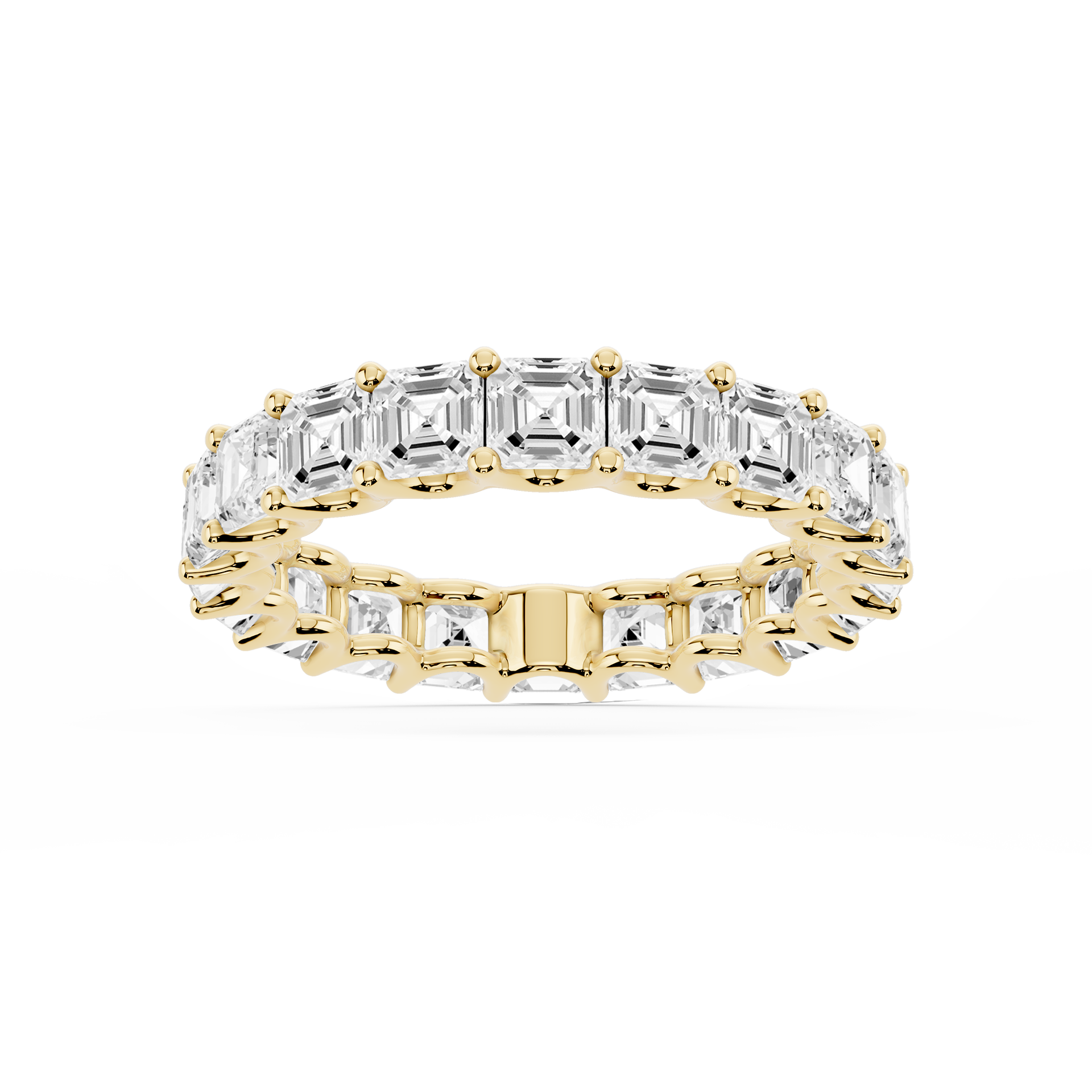 Lovea Kylie Eternity Ring Asscherschliff – Gelbgold