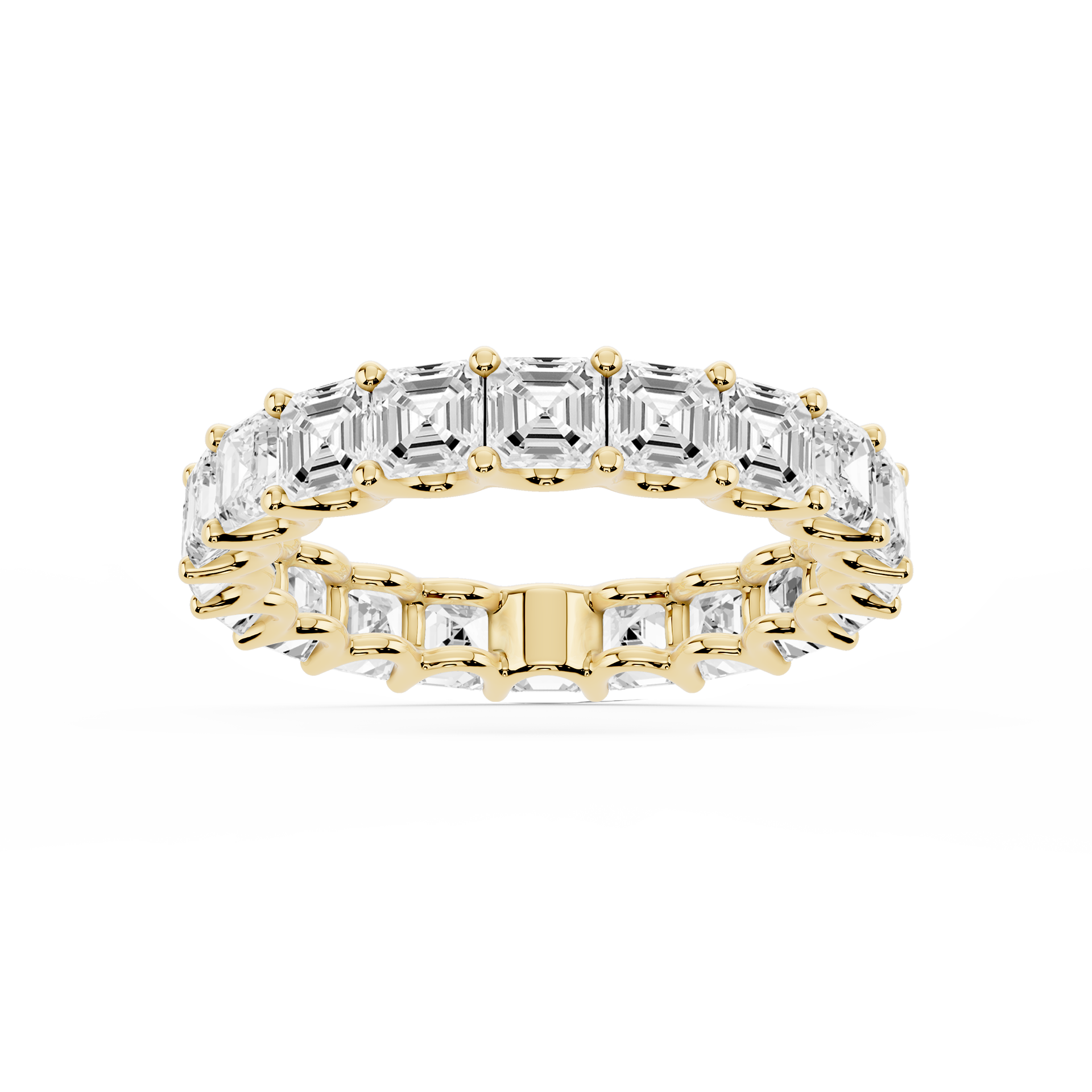 Lovea Kylie Eternity Ring Asscherschliff – Gelbgold