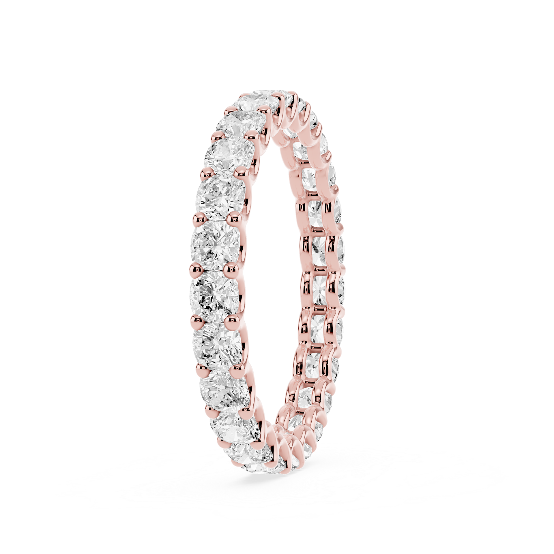 Lovea Kylie Eternity Ring Kissenschliff – Roségold