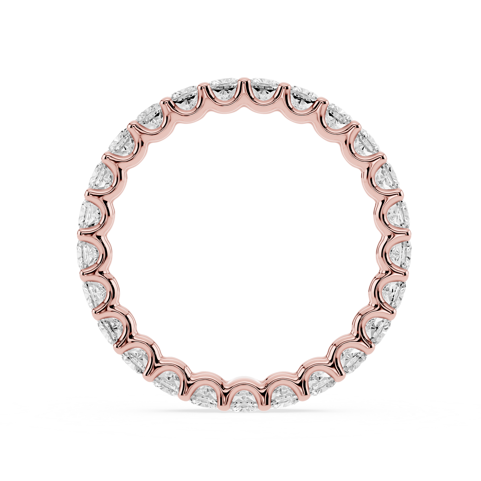 Lovea Kylie Eternity Ring Kissenschliff – Roségold