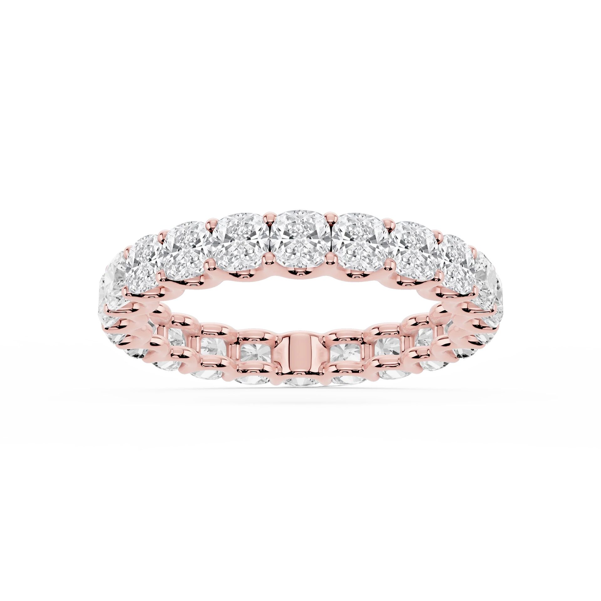 Lovea Kylie Eternity Ring Kissenschliff – Roségold