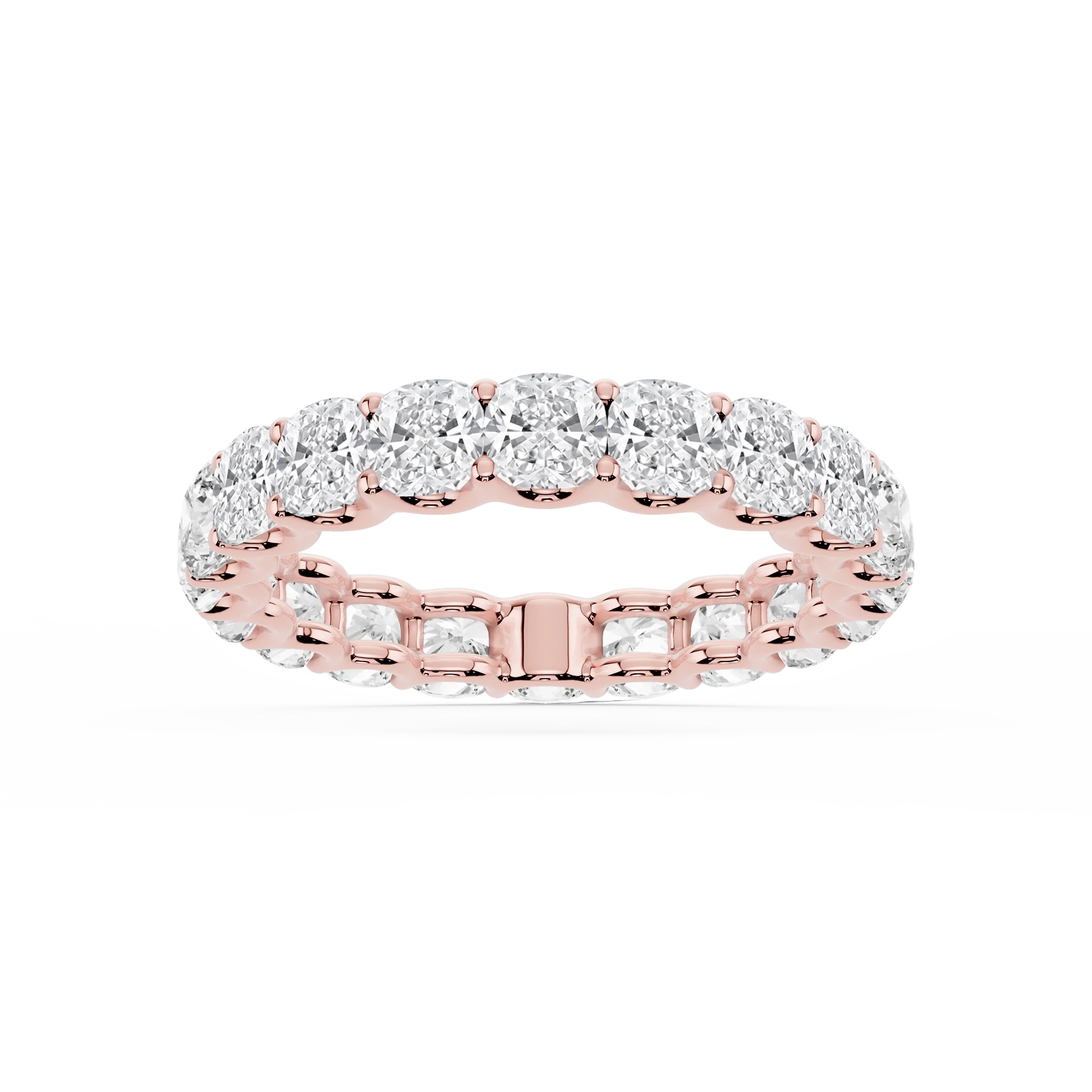 Lovea Kylie Eternity Ring Kissenschliff – Roségold