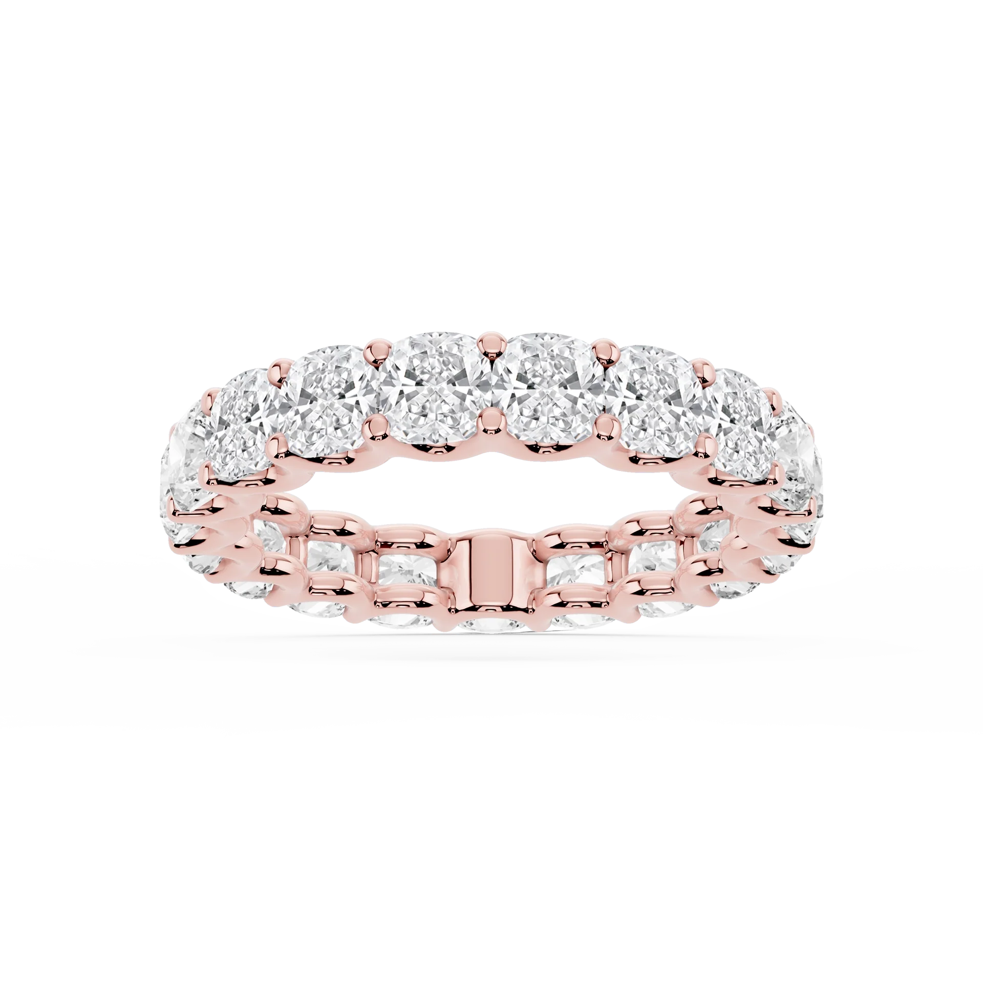 Lovea Kylie Eternity Ring Kissenschliff – Roségold
