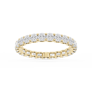 Lovea Kylie Eternity Ring Kissenschliff – Gelbgold