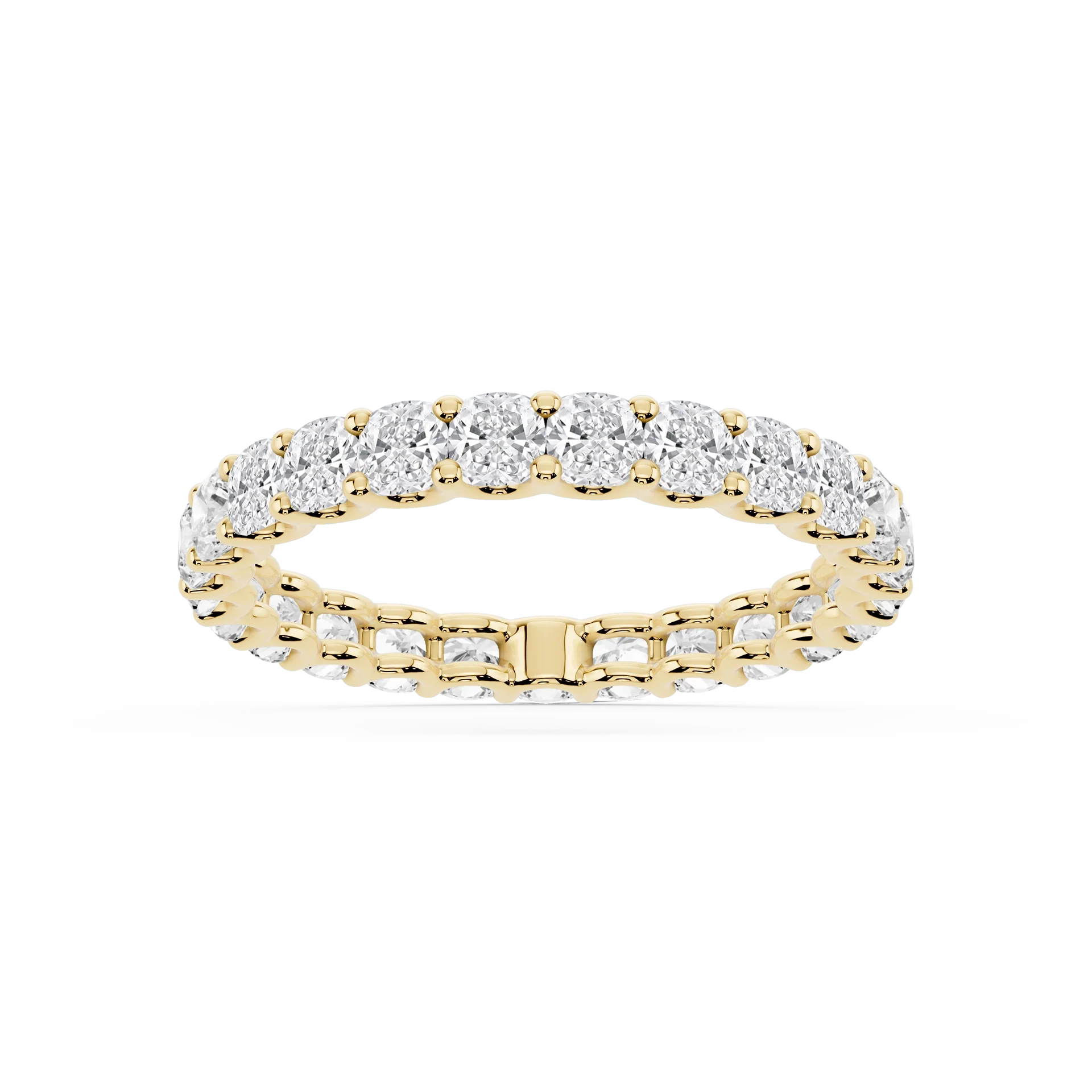Lovea Kylie Eternity Ring Kissenschliff – Gelbgold
