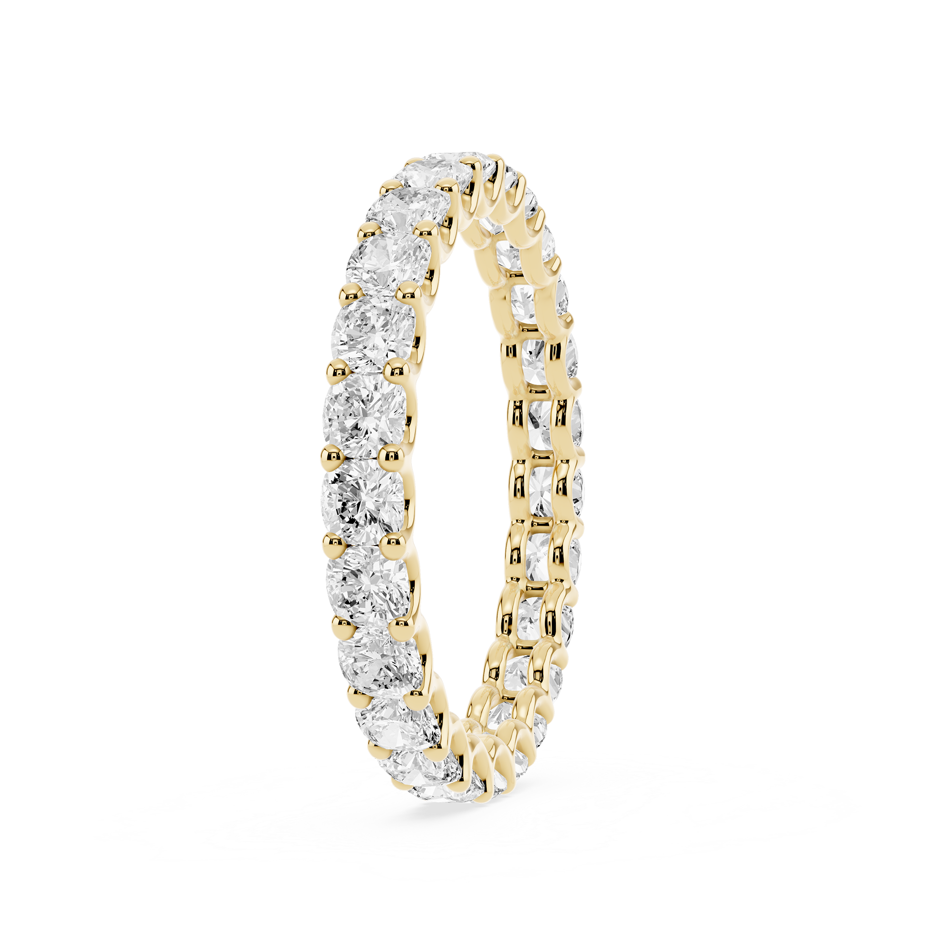 Lovea Kylie Eternity Ring Kissenschliff – Gelbgold