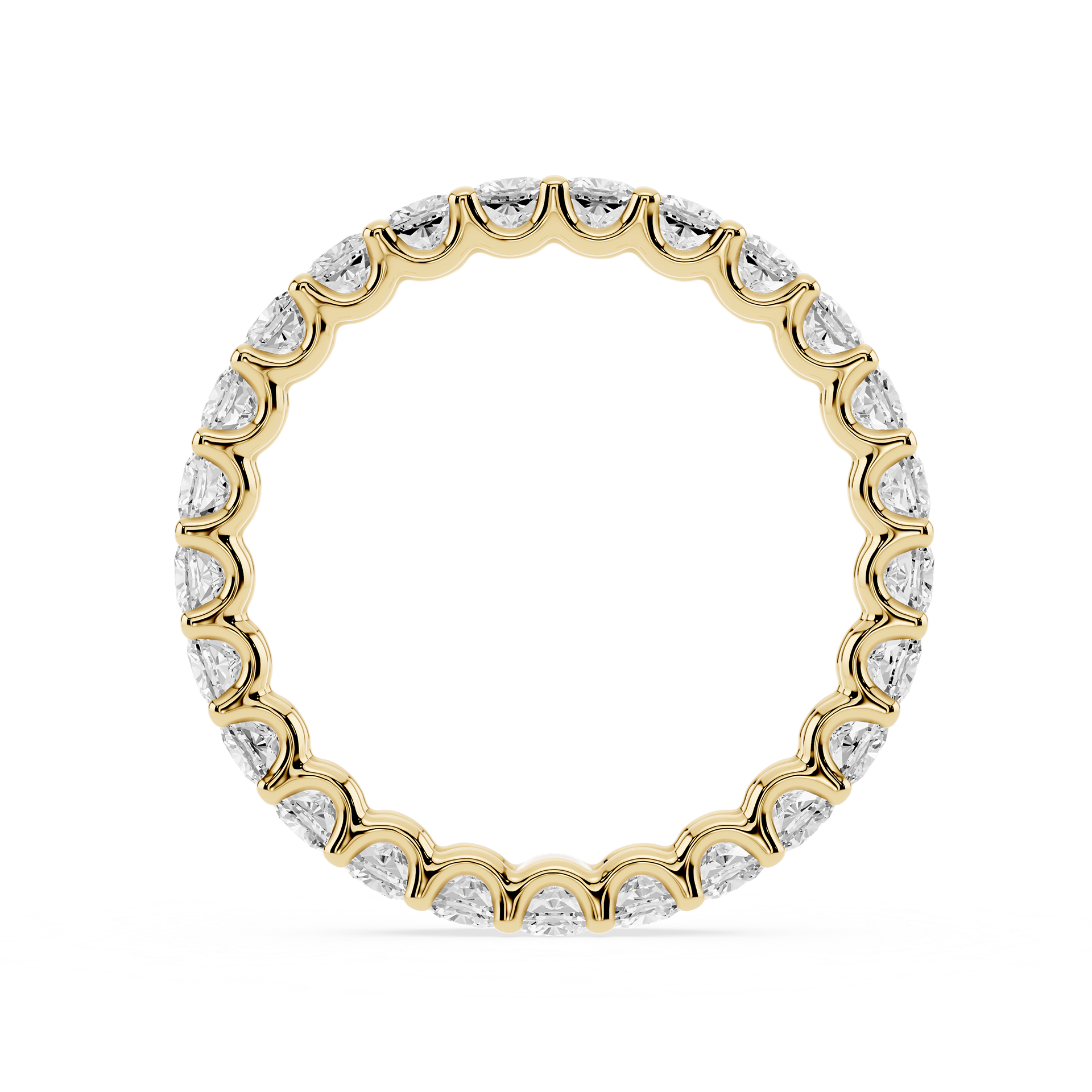 Lovea Kylie Eternity Ring Kissenschliff – Gelbgold