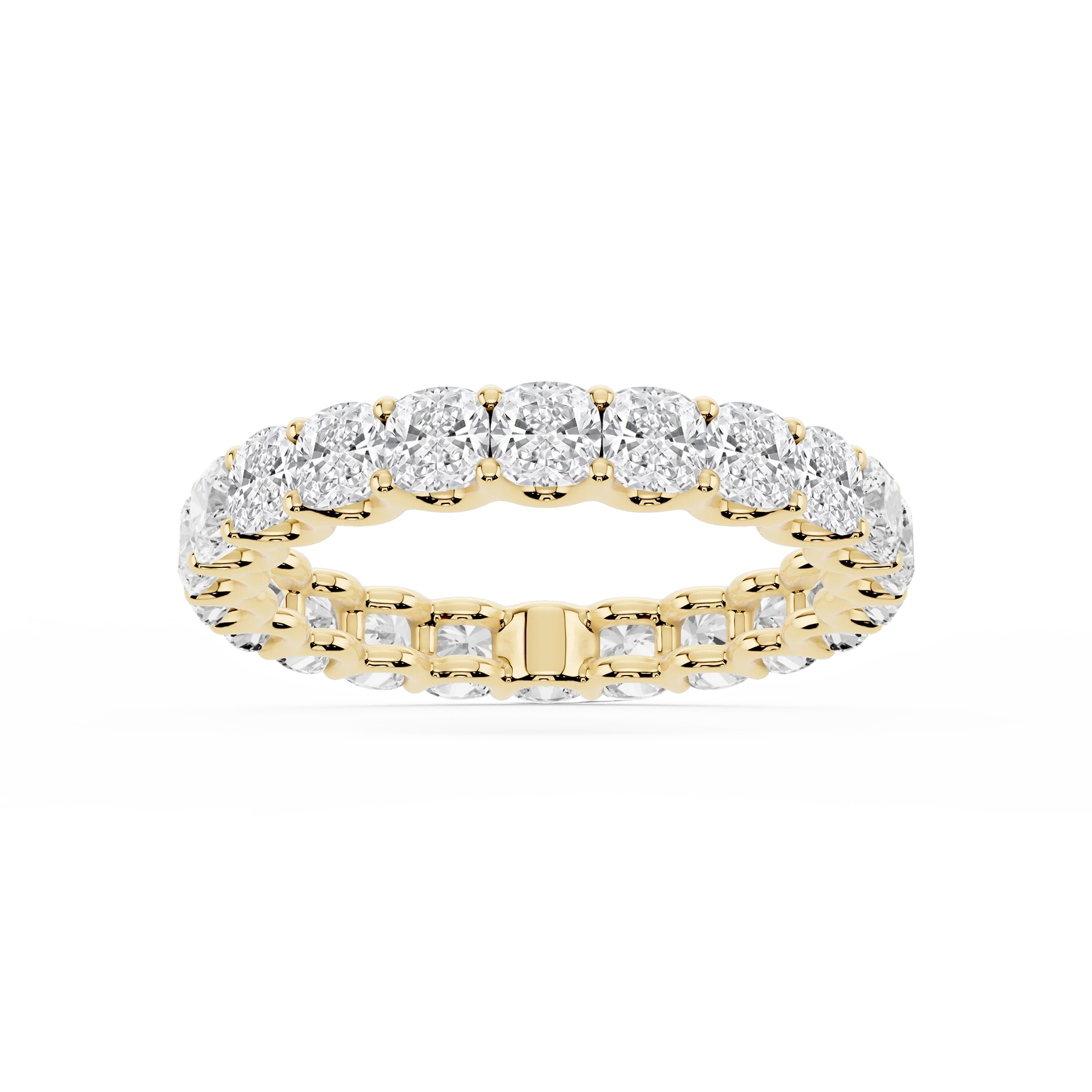 Lovea Kylie Eternity Ring Kissenschliff – Gelbgold