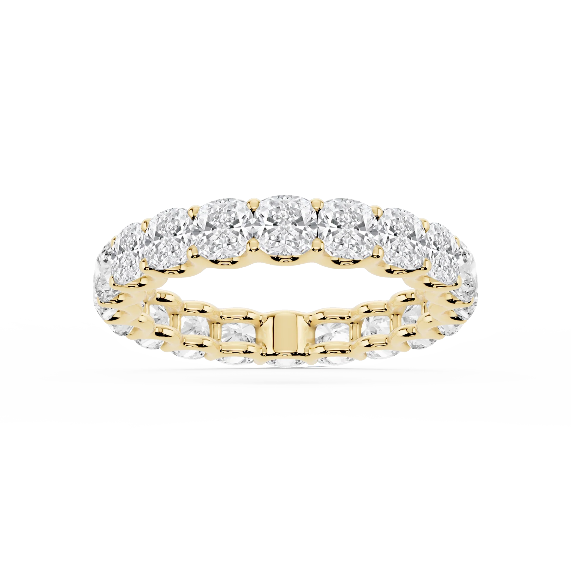 Lovea Kylie Eternity Ring Kissenschliff – Gelbgold