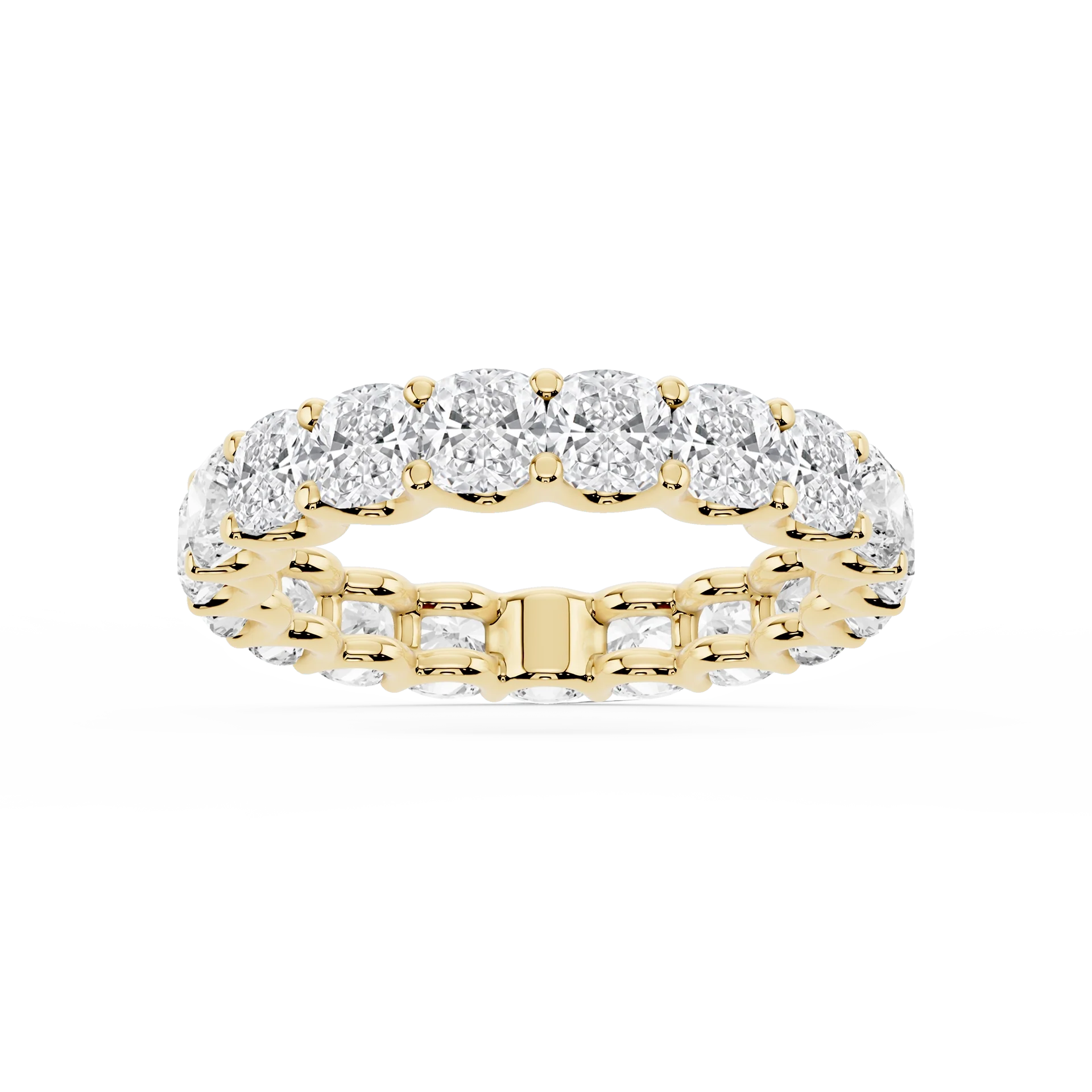 Lovea Kylie Eternity Ring Kissenschliff – Gelbgold