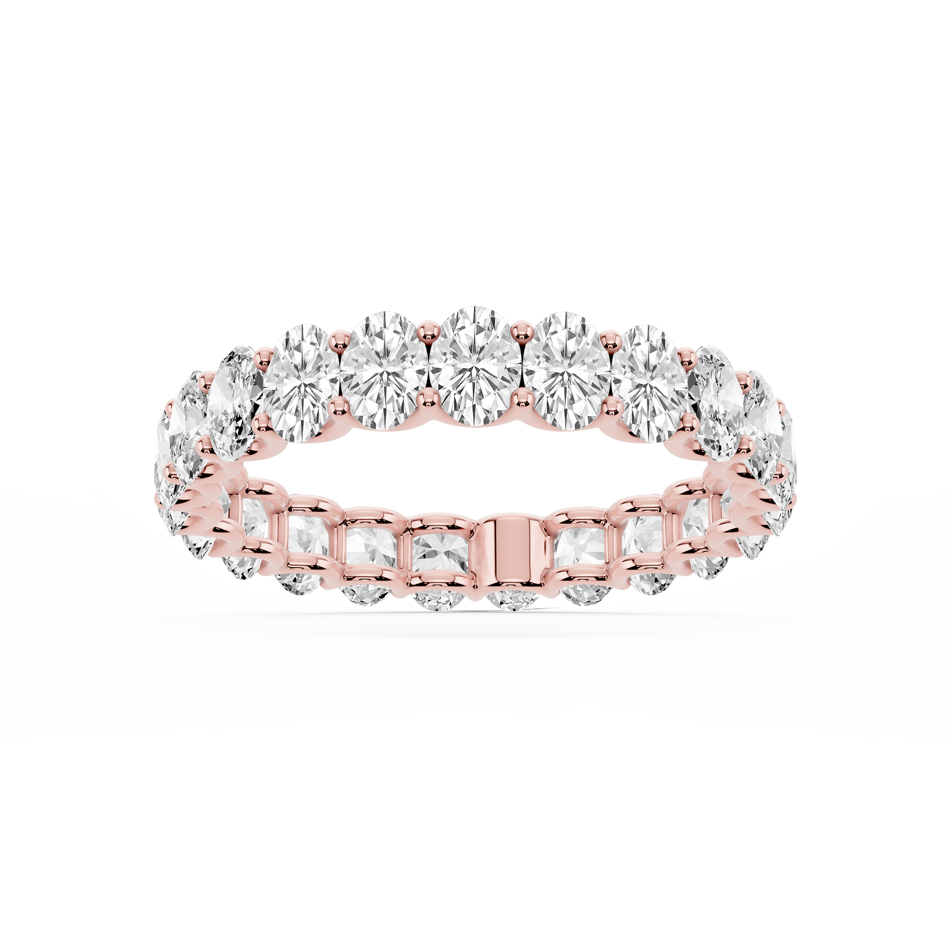 Lovea Kylie Eternity Ring Ovalschliff – Roségold