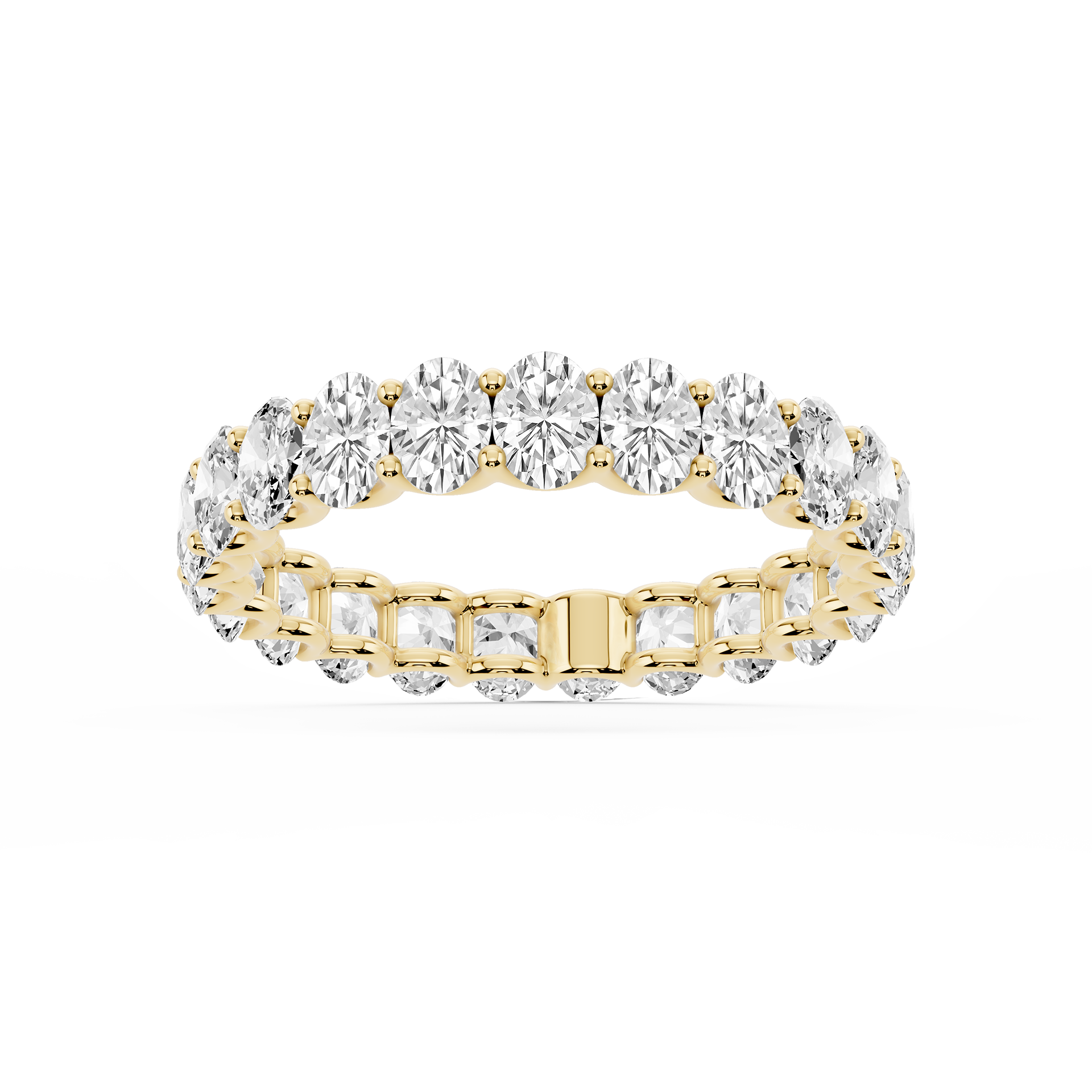 Lovea Kylie Eternity Ring Ovalschliff – Gelbgold