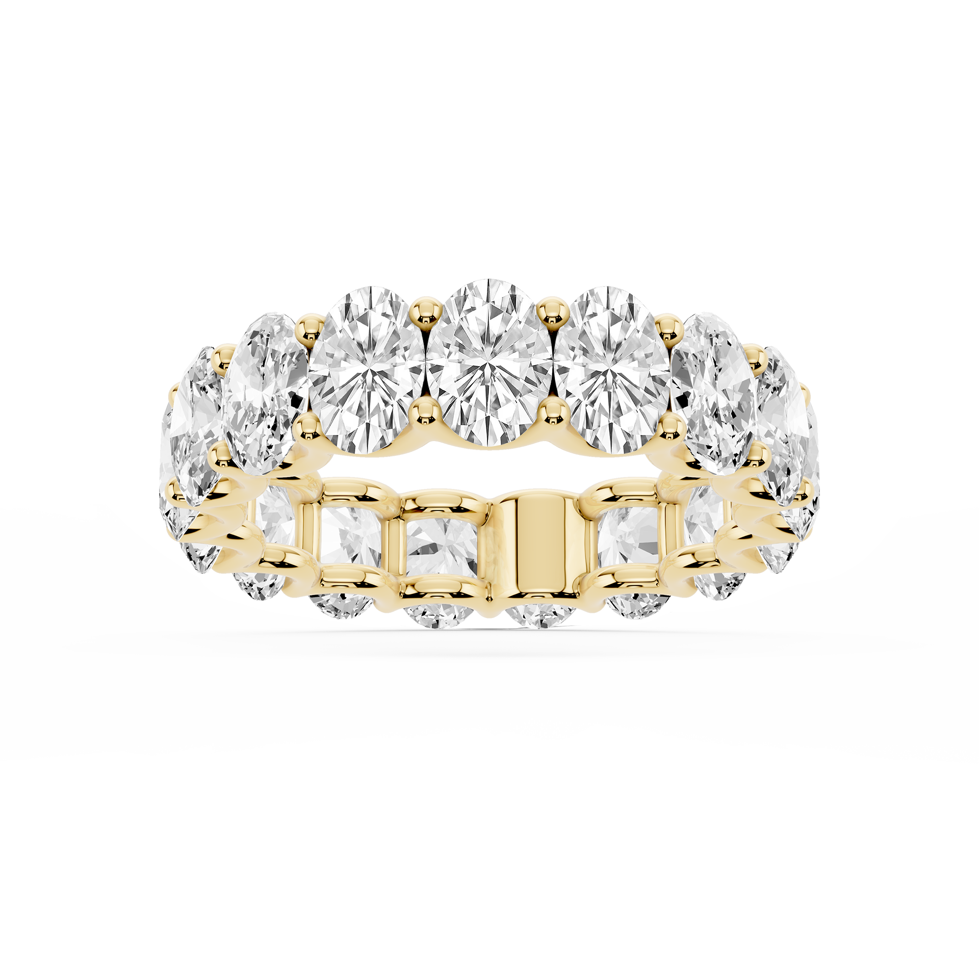 Lovea Kylie Eternity Ring Ovalschliff – Gelbgold