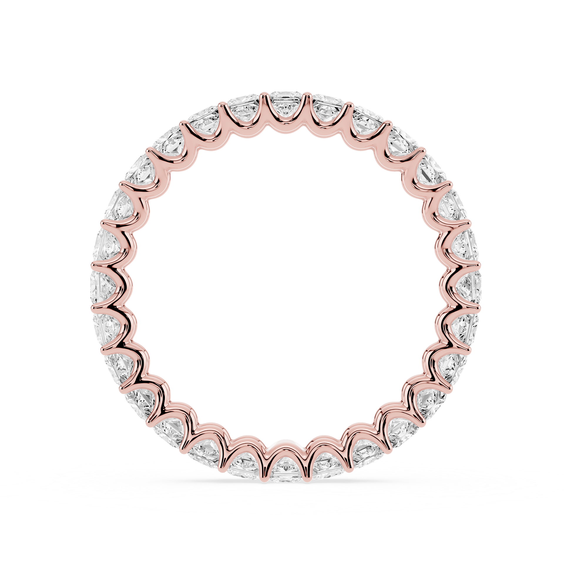 Lovea Kylie Eternity Ring Prinzessschliff – Roségold