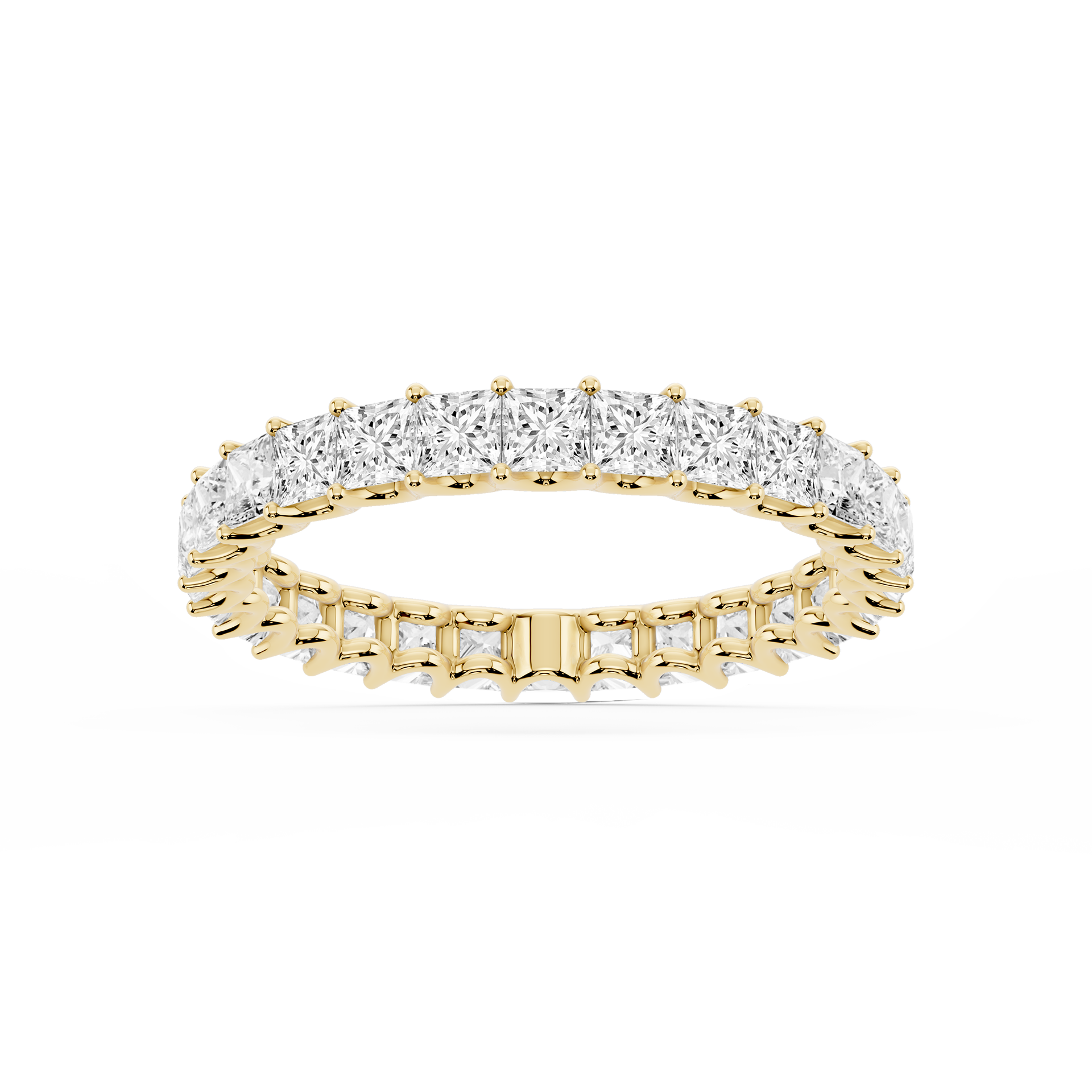 Lovea Kylie Eternity Ring Prinzessschliff – Gelbgold
