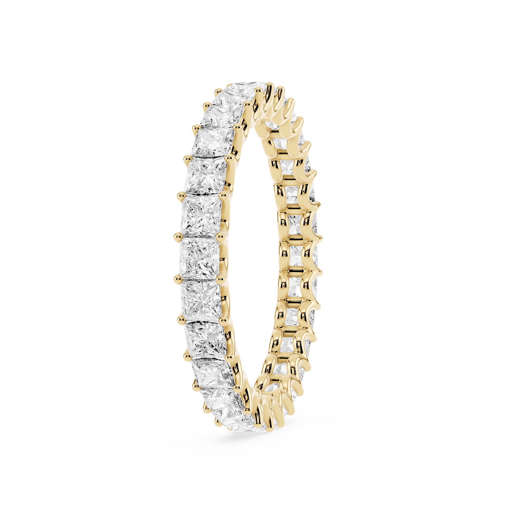 Lovea Kylie Eternity Ring Prinzessschliff – Gelbgold