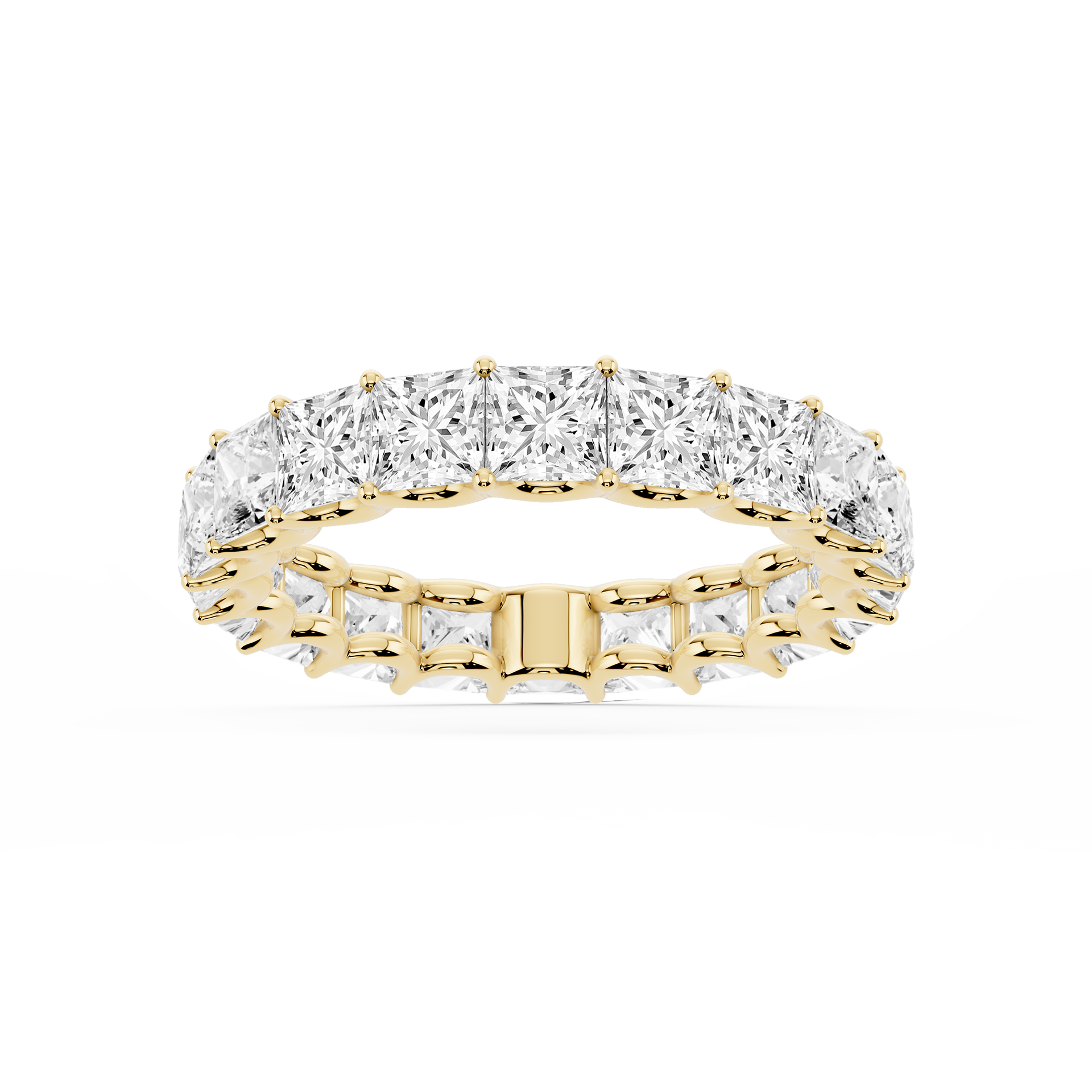 Lovea Kylie Eternity Ring Prinzessschliff – Gelbgold