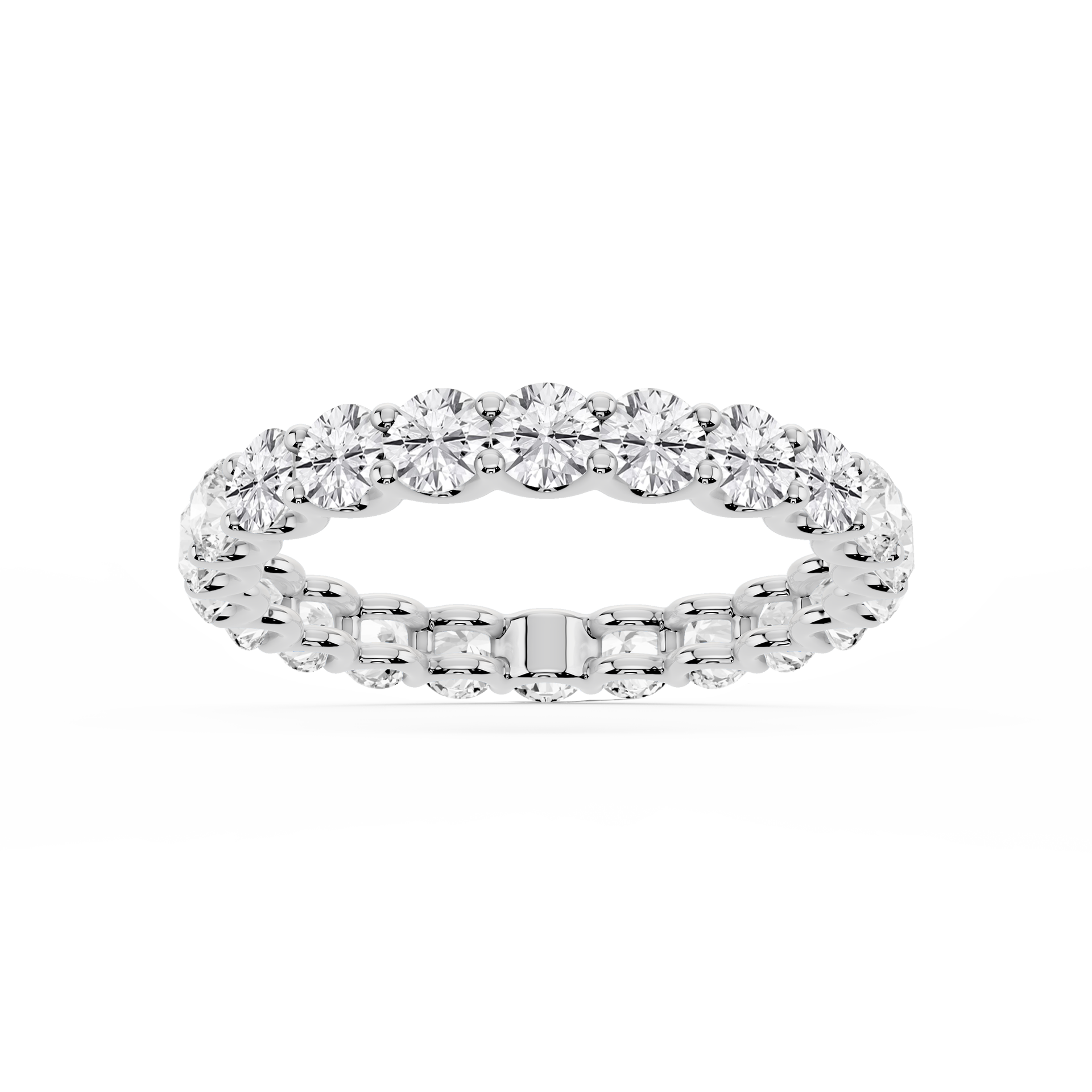 Lovea Kylie Eternity Ring Rundschliff – Weißgold