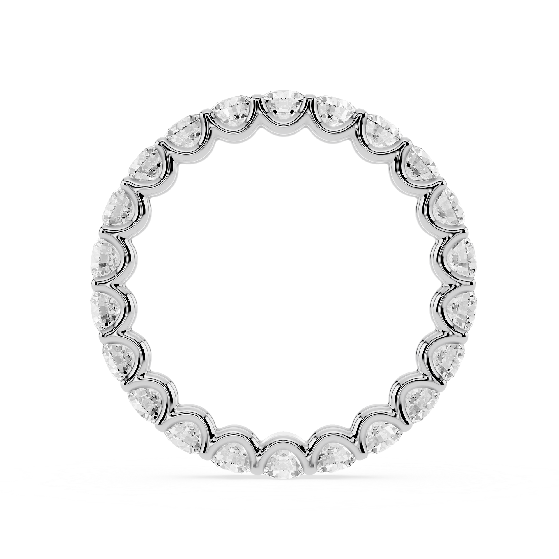 Lovea Kylie Eternity Ring Rundschliff – Weißgold