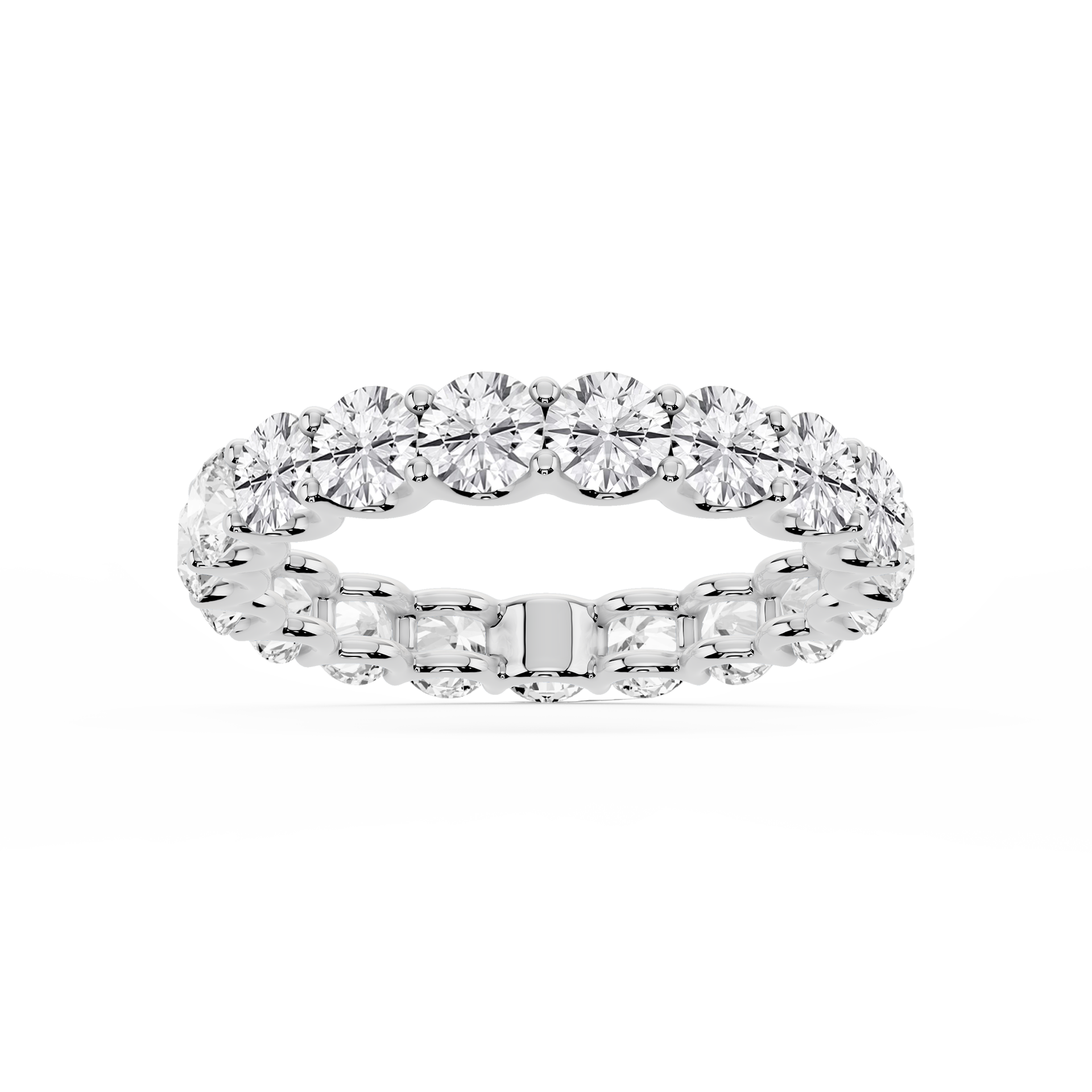 Lovea Kylie Eternity Ring Rundschliff – Weißgold