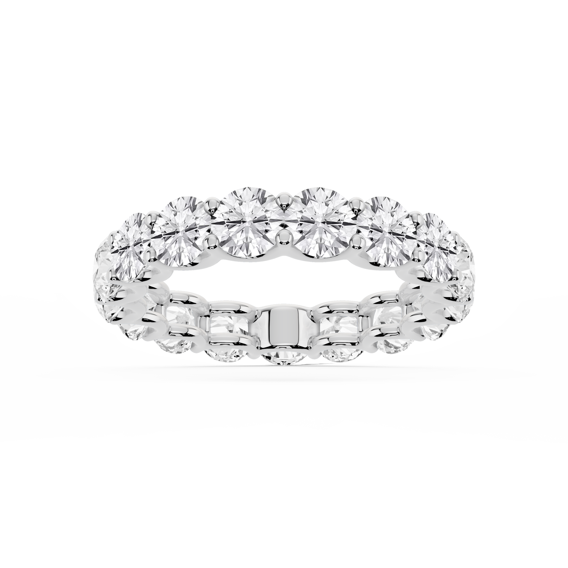 Lovea Kylie Eternity Ring Rundschliff – Weißgold