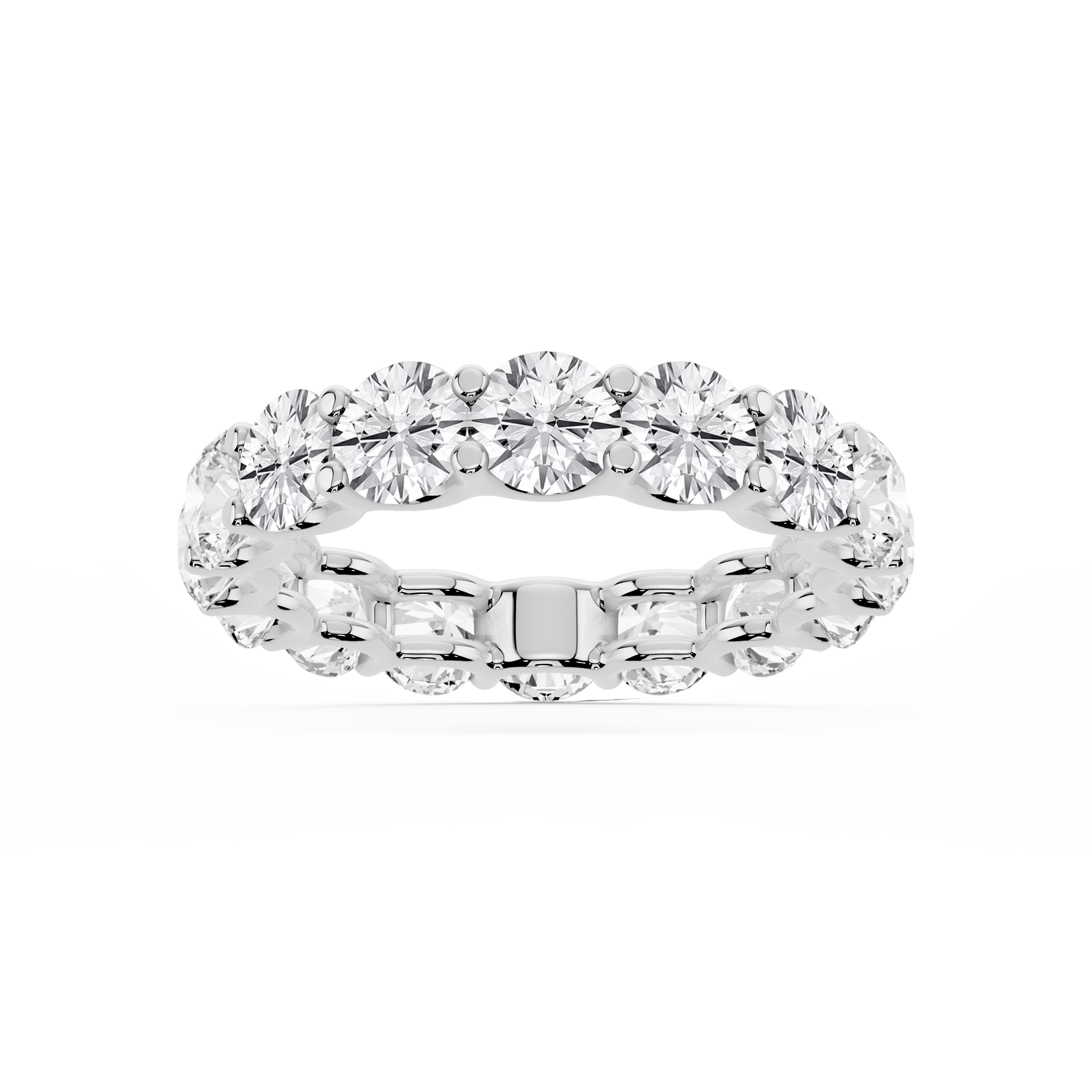 Lovea Kylie Eternity Ring Rundschliff – Weißgold