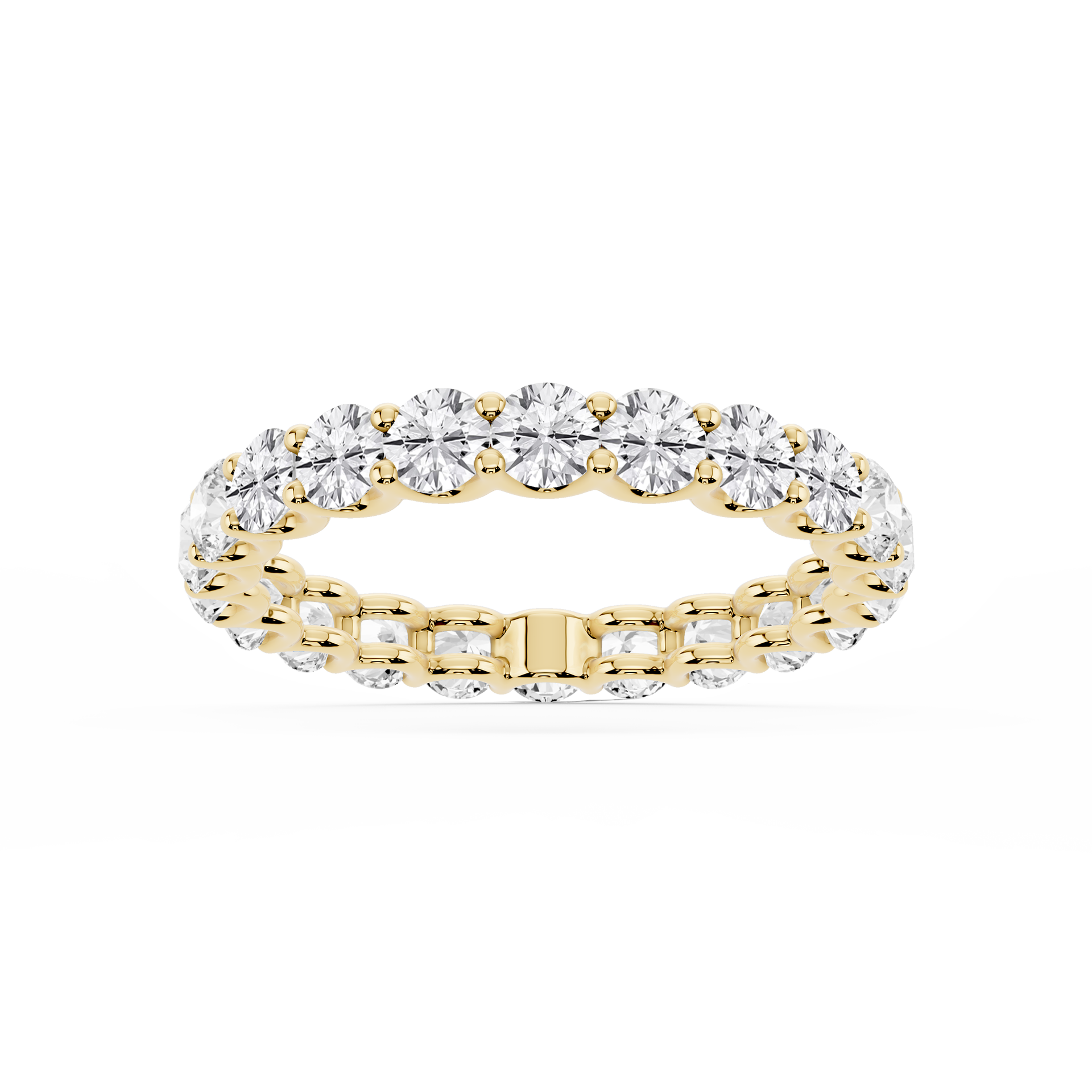 Lovea Kylie Eternity Ring Rundschliff – Gelbgold