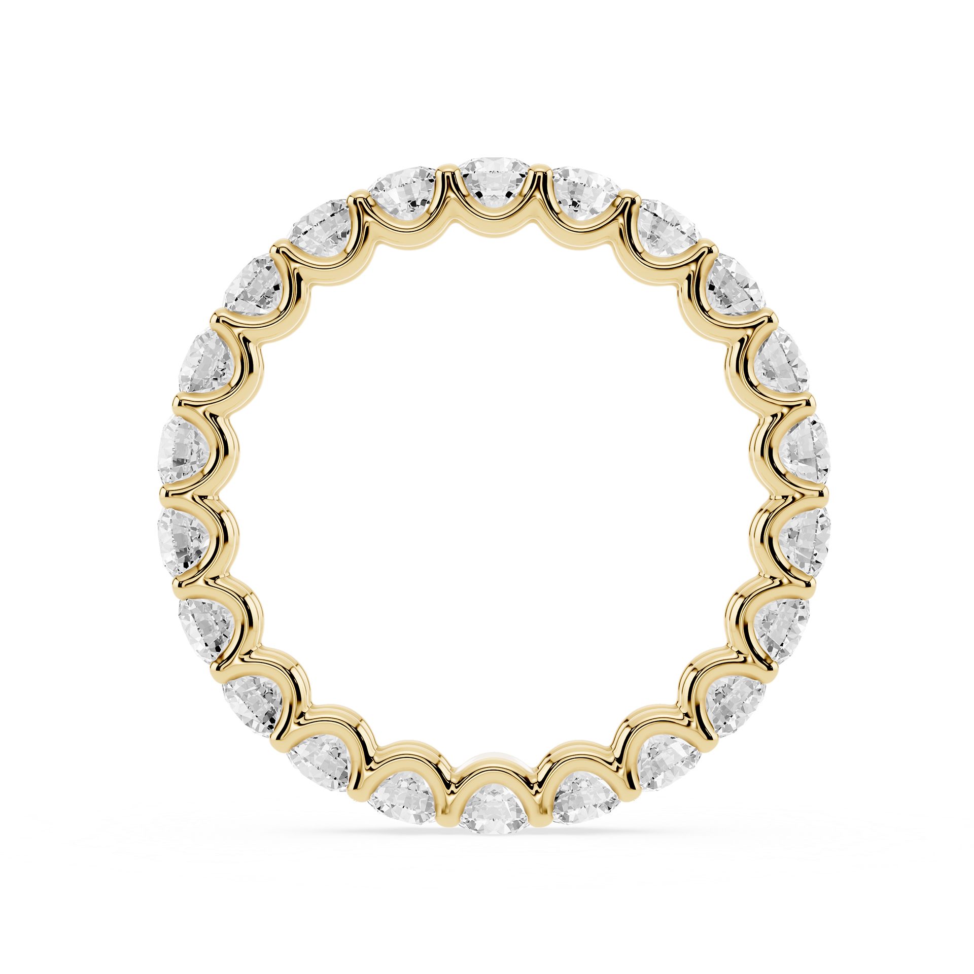 Lovea Kylie Eternity Ring Rundschliff – Gelbgold