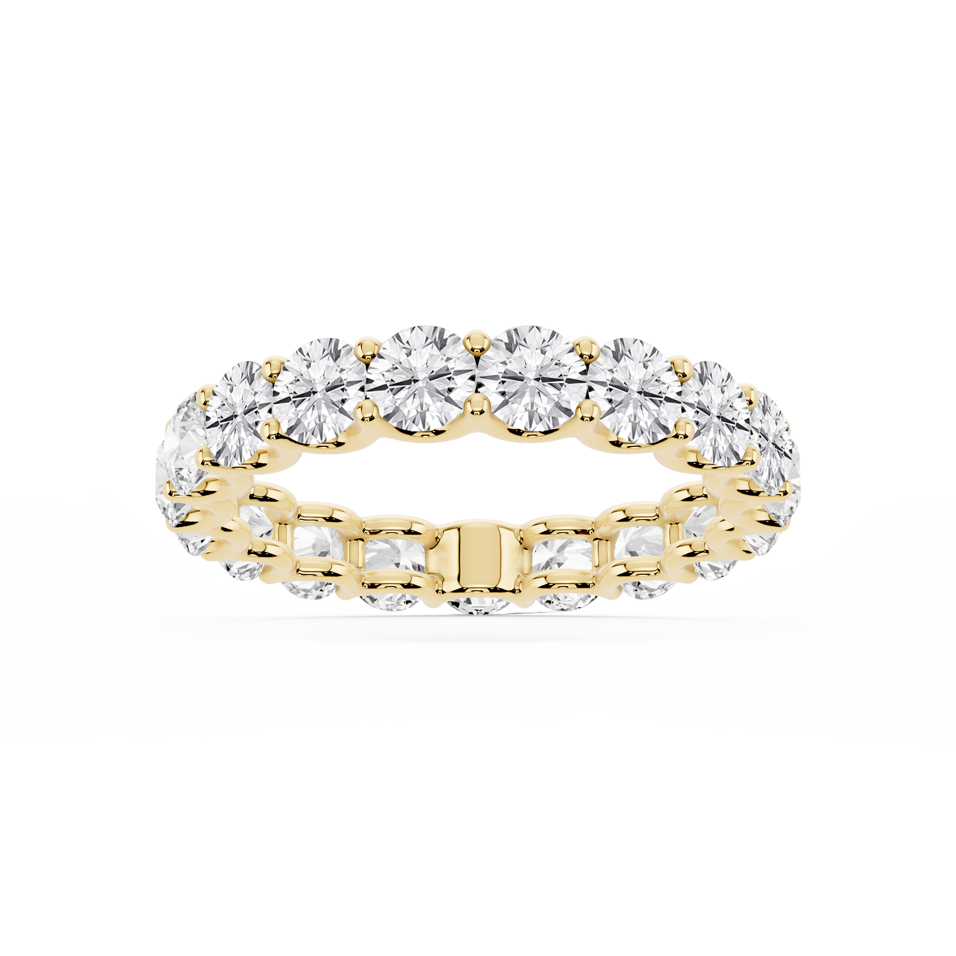 Lovea Kylie Eternity Ring Rundschliff – Gelbgold