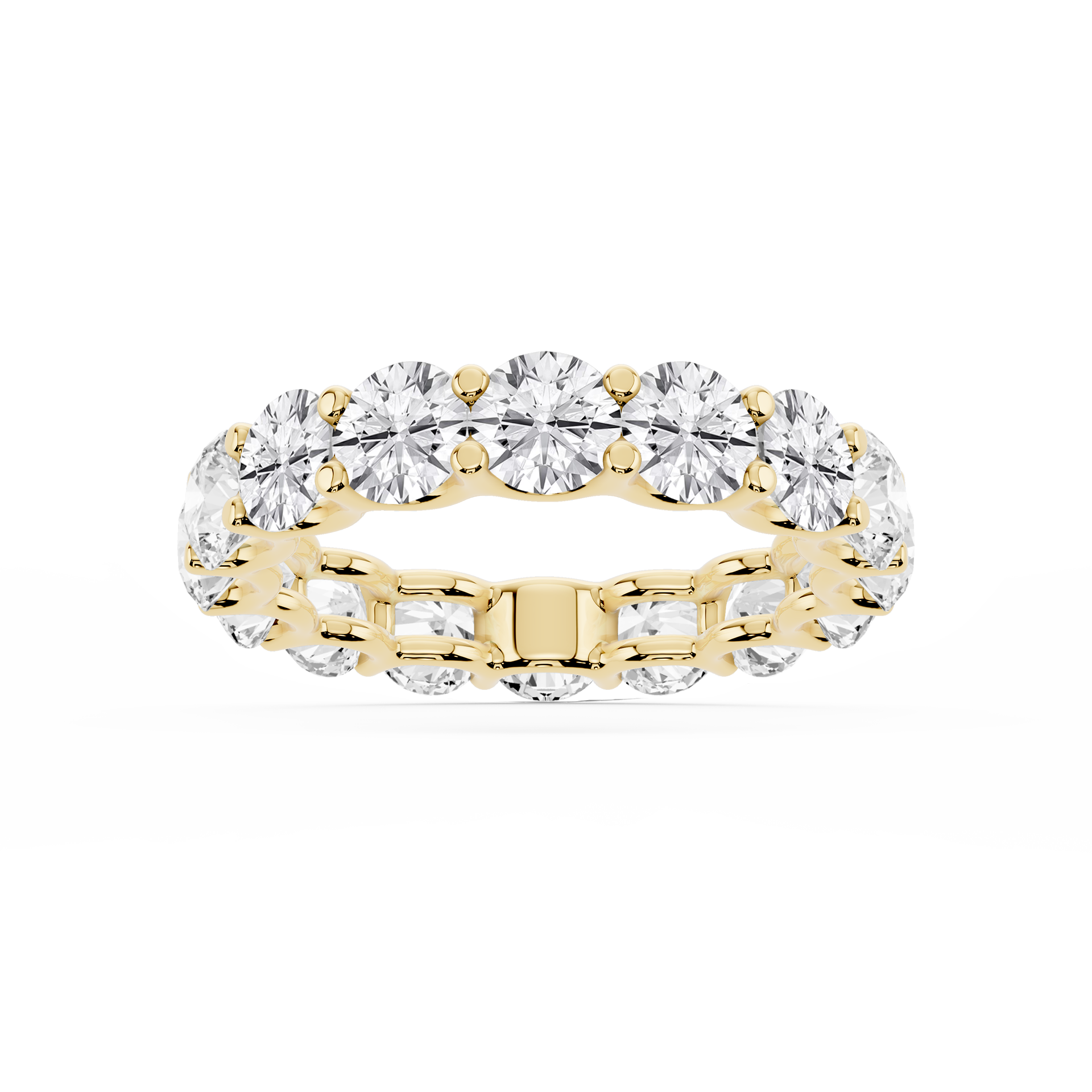 Lovea Kylie Eternity Ring Rundschliff – Gelbgold