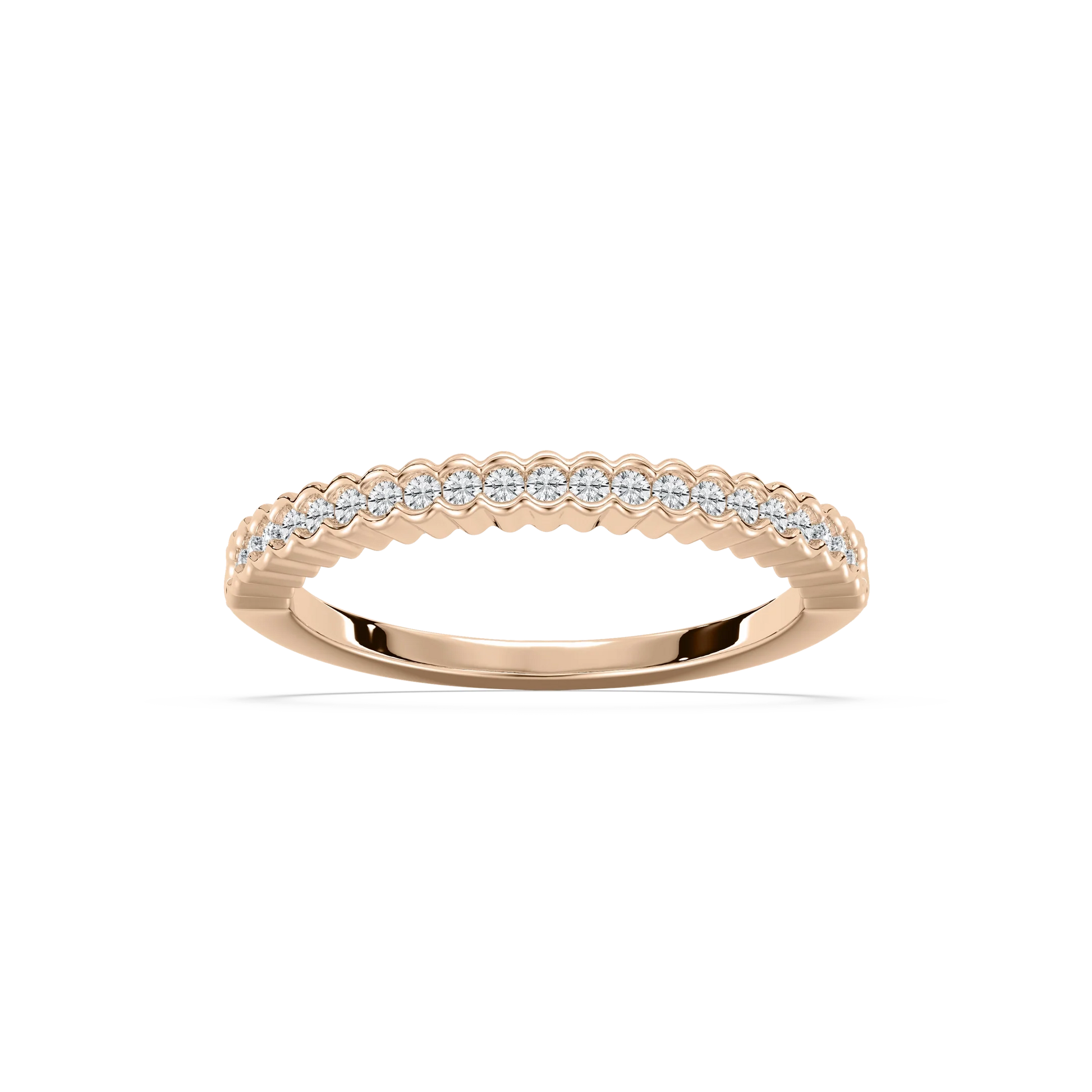 Lovea Rivka Vorsteckring – Halbzarge – Roségold