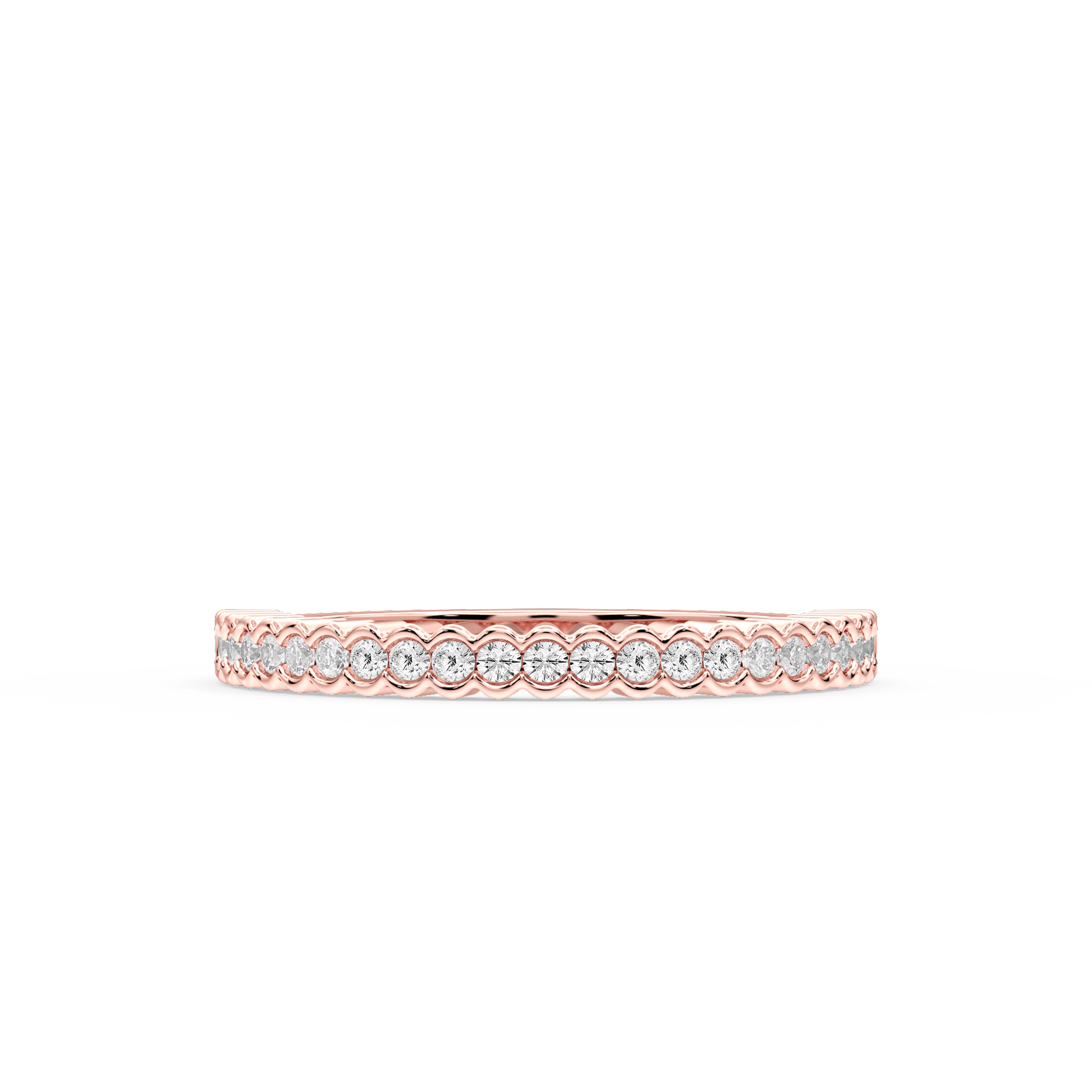 Lovea Rivka Vorsteckring – Halbzarge – Roségold