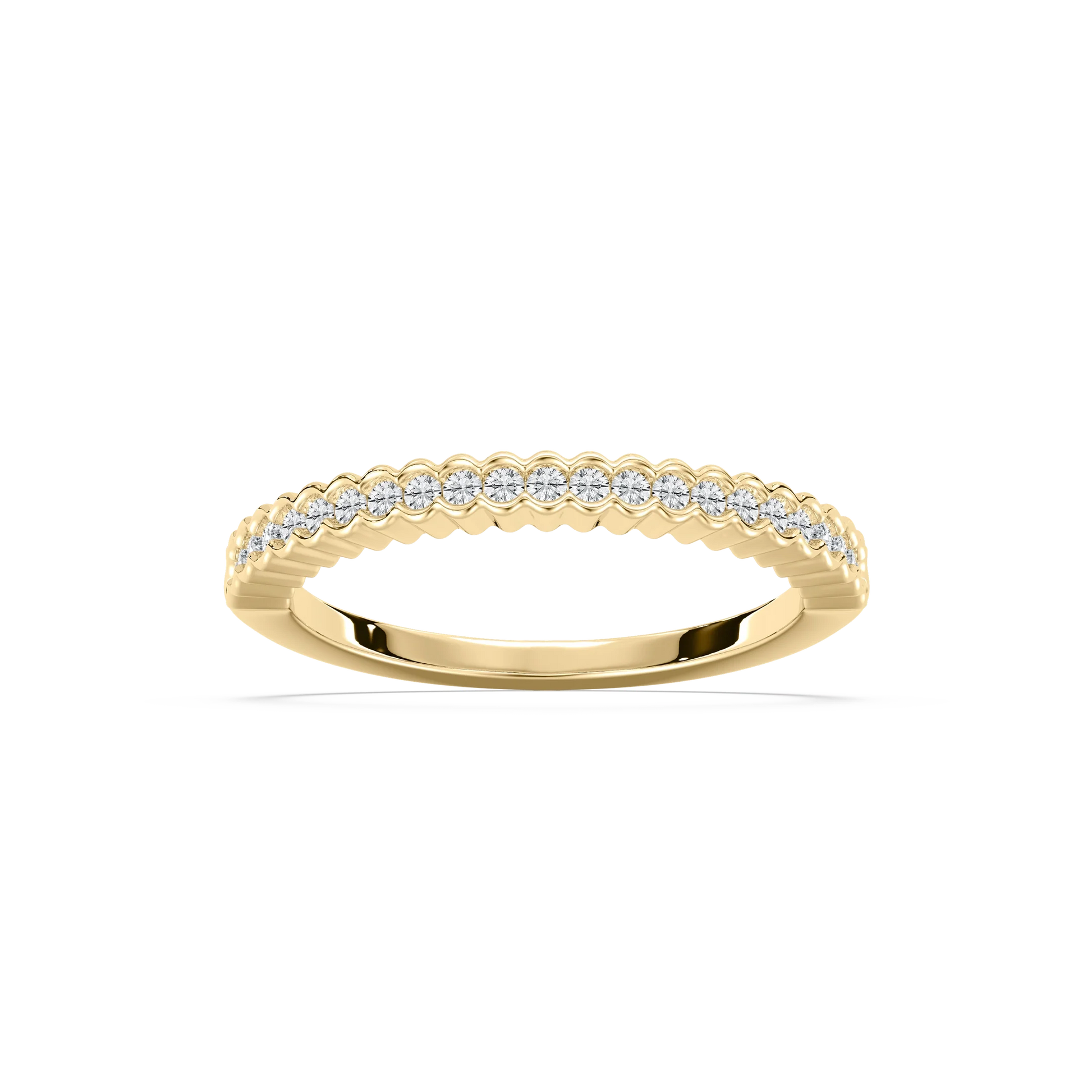 Lovea Rivka Vorsteckring – Halbzarge – Gelbgold