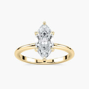 Lovea Maggie Solitaire Verlobungsring Marquiseschliff – Gelbgold