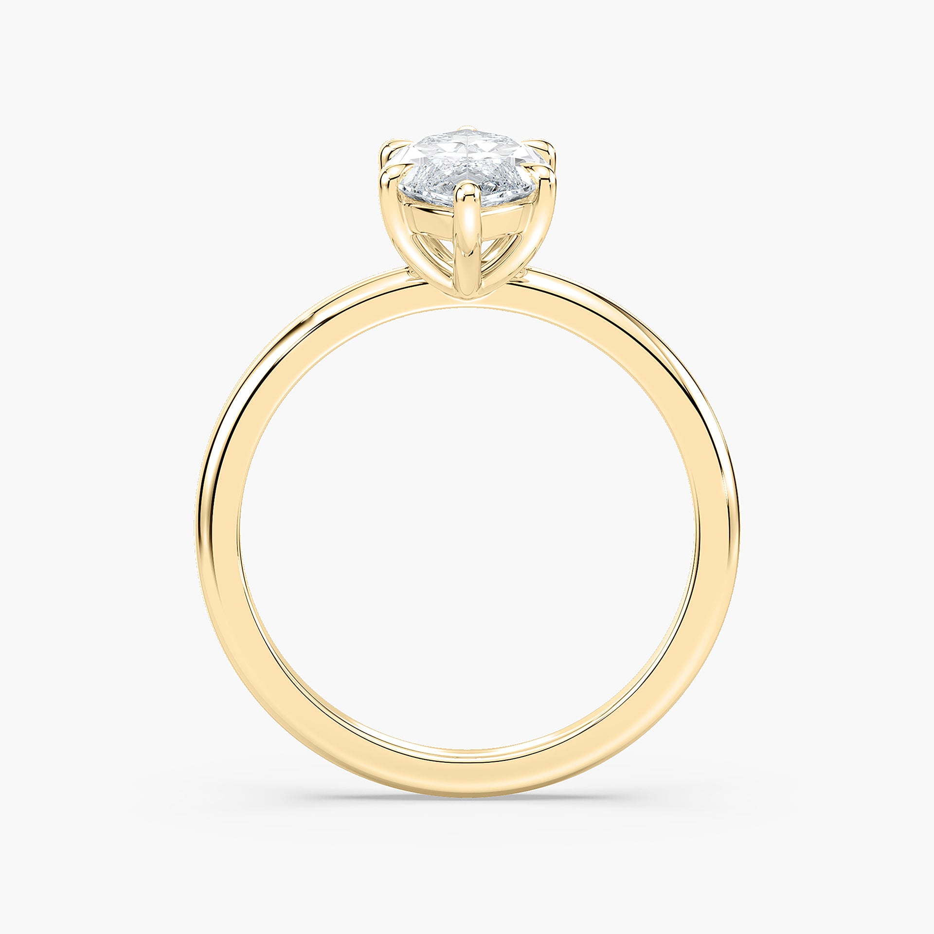 Maggie Verlobungsring – Gelbgold