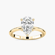 Lovea Maggie Solitaire Verlobungsring Tropfenschliff – Gelbgold