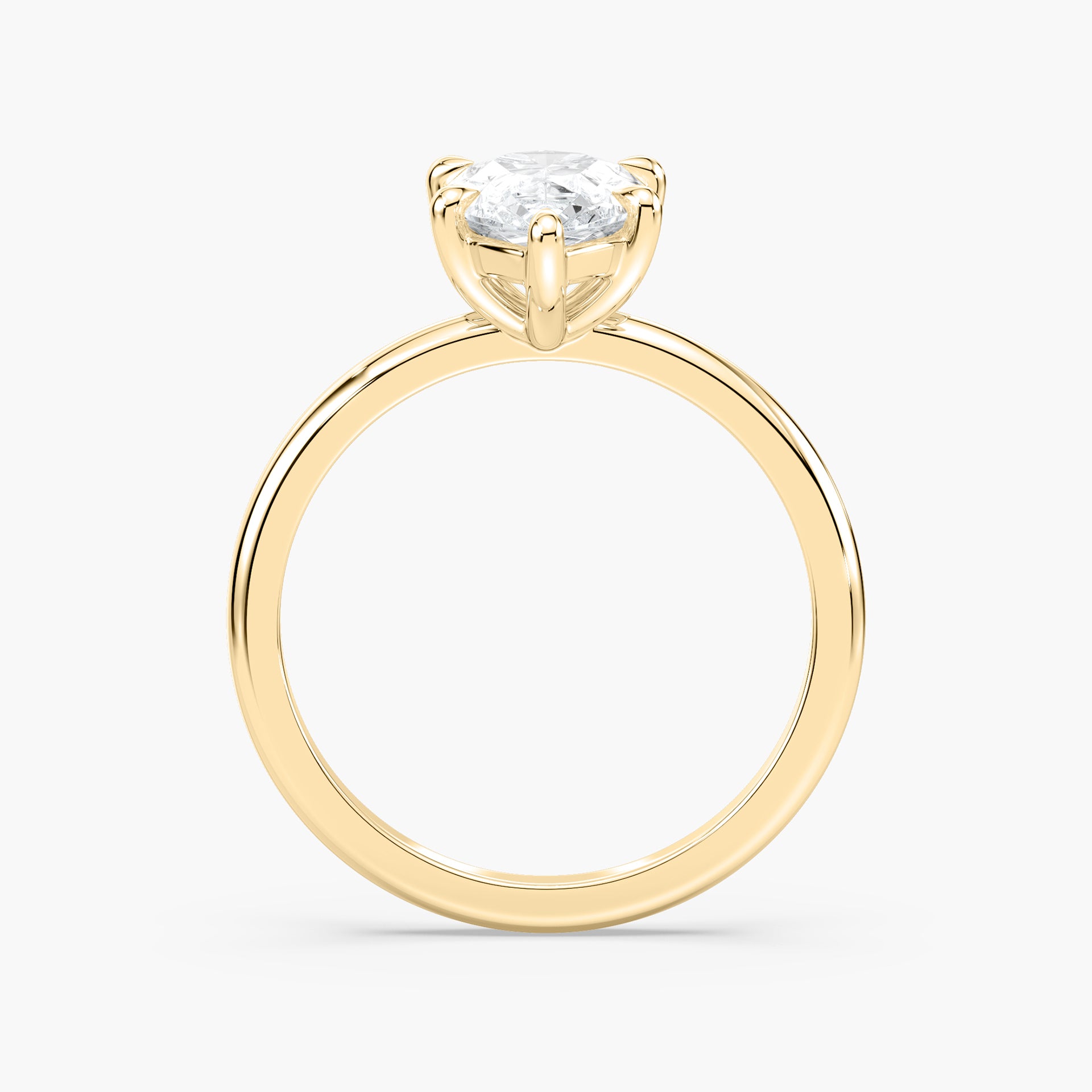 Maggie Verlobungsring – Gelbgold