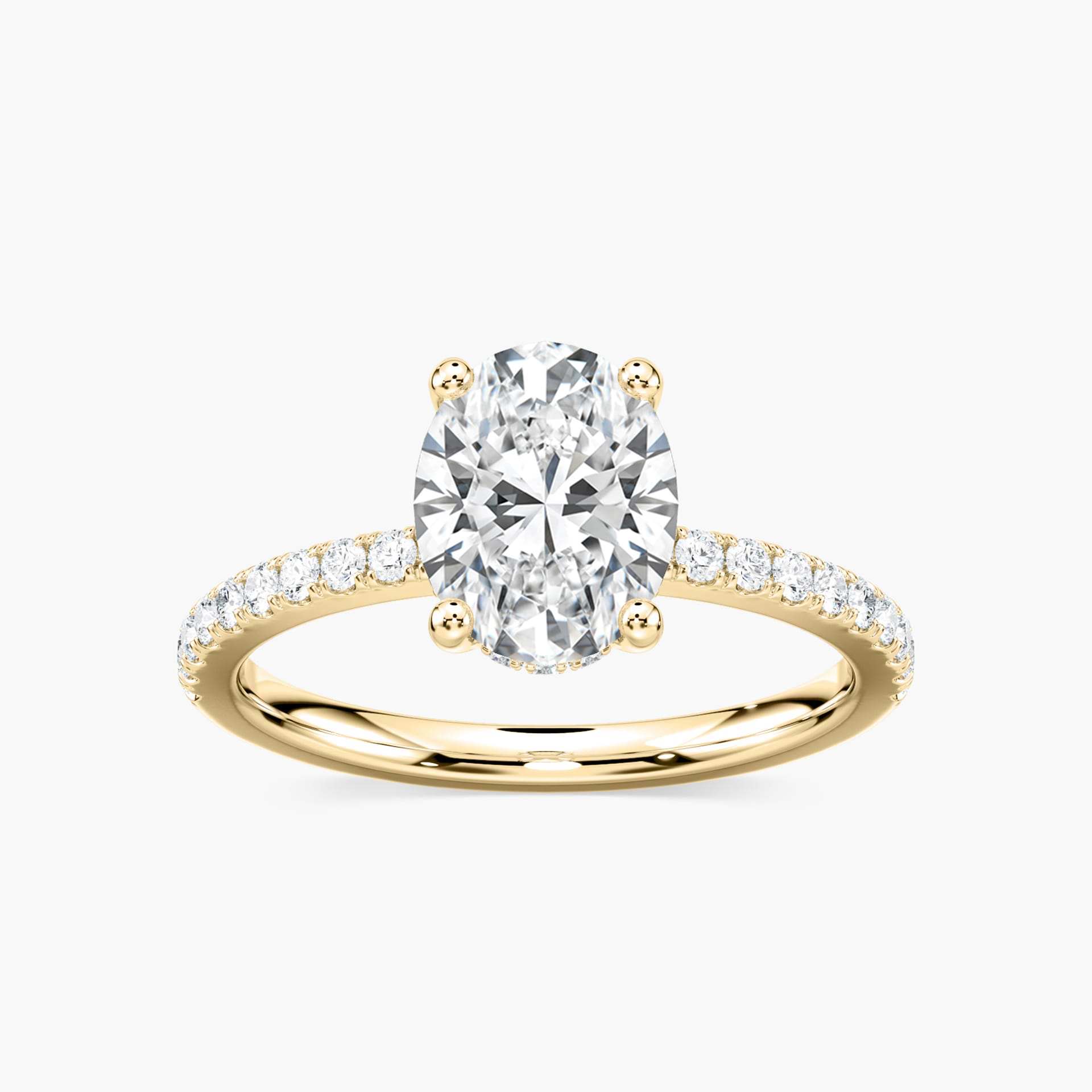 Margot Verlobungsring – Gelbgold