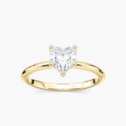 Lovea Millie Hidden Halo Verlobungsring Herzschliff – Gelbgold