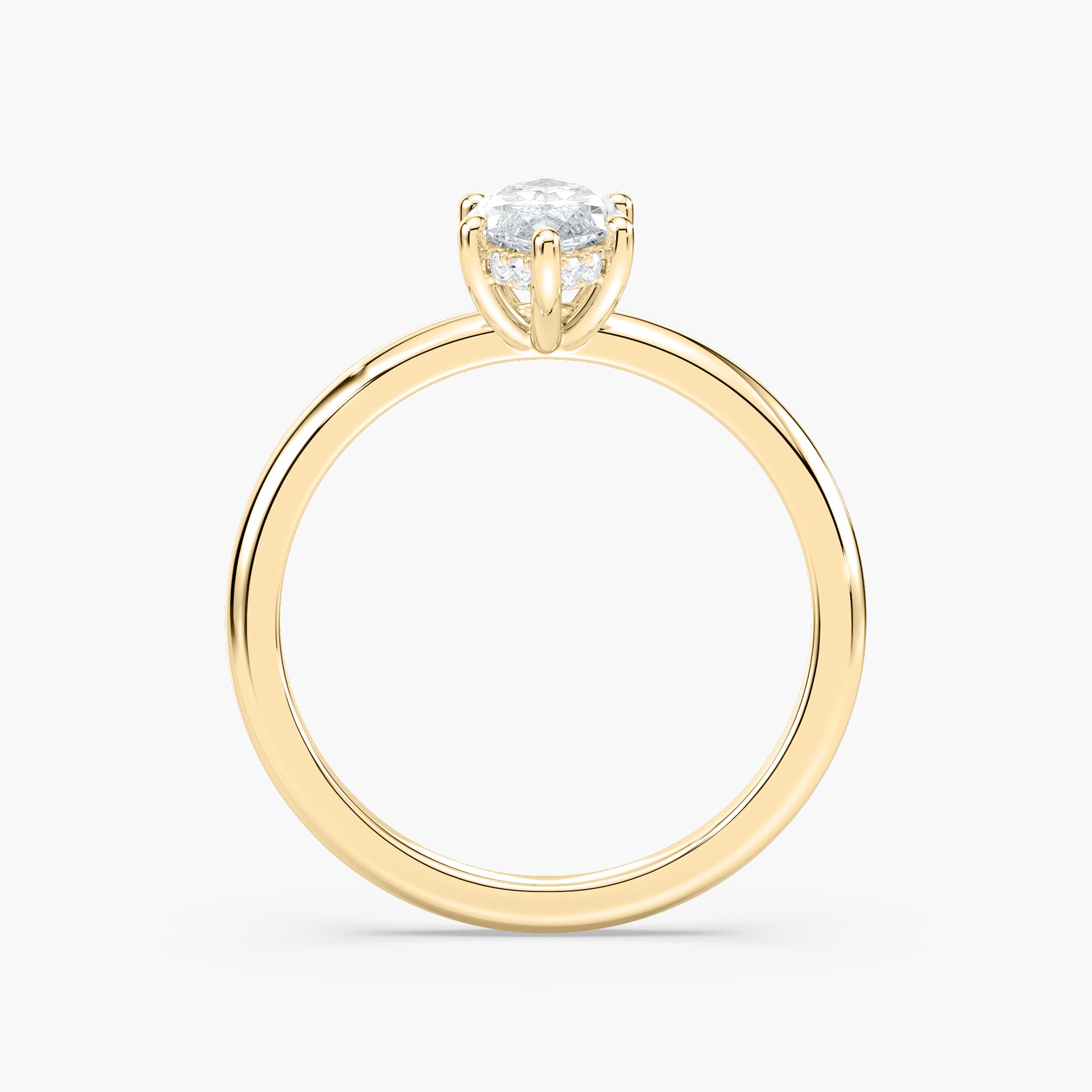 Millie Verlobungsring – Gelbgold