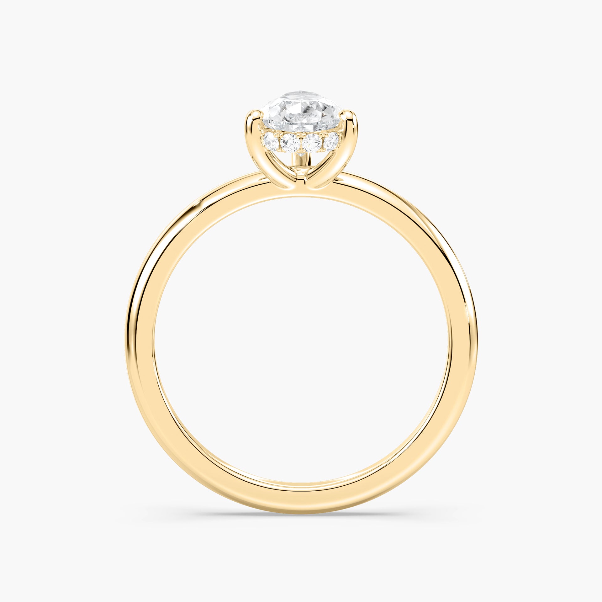 Millie Verlobungsring – Gelbgold
