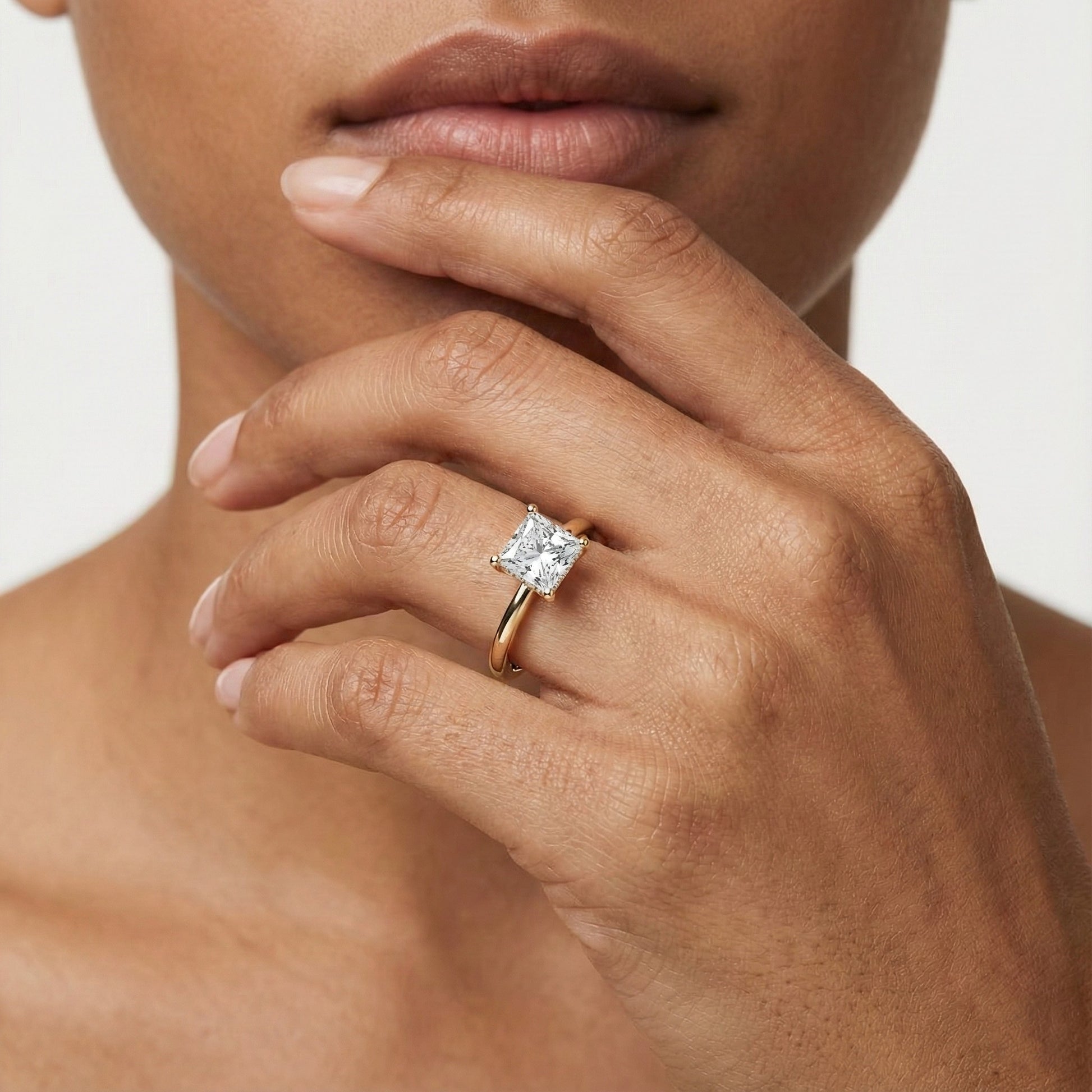 Millie Verlobungsring – Gelbgold