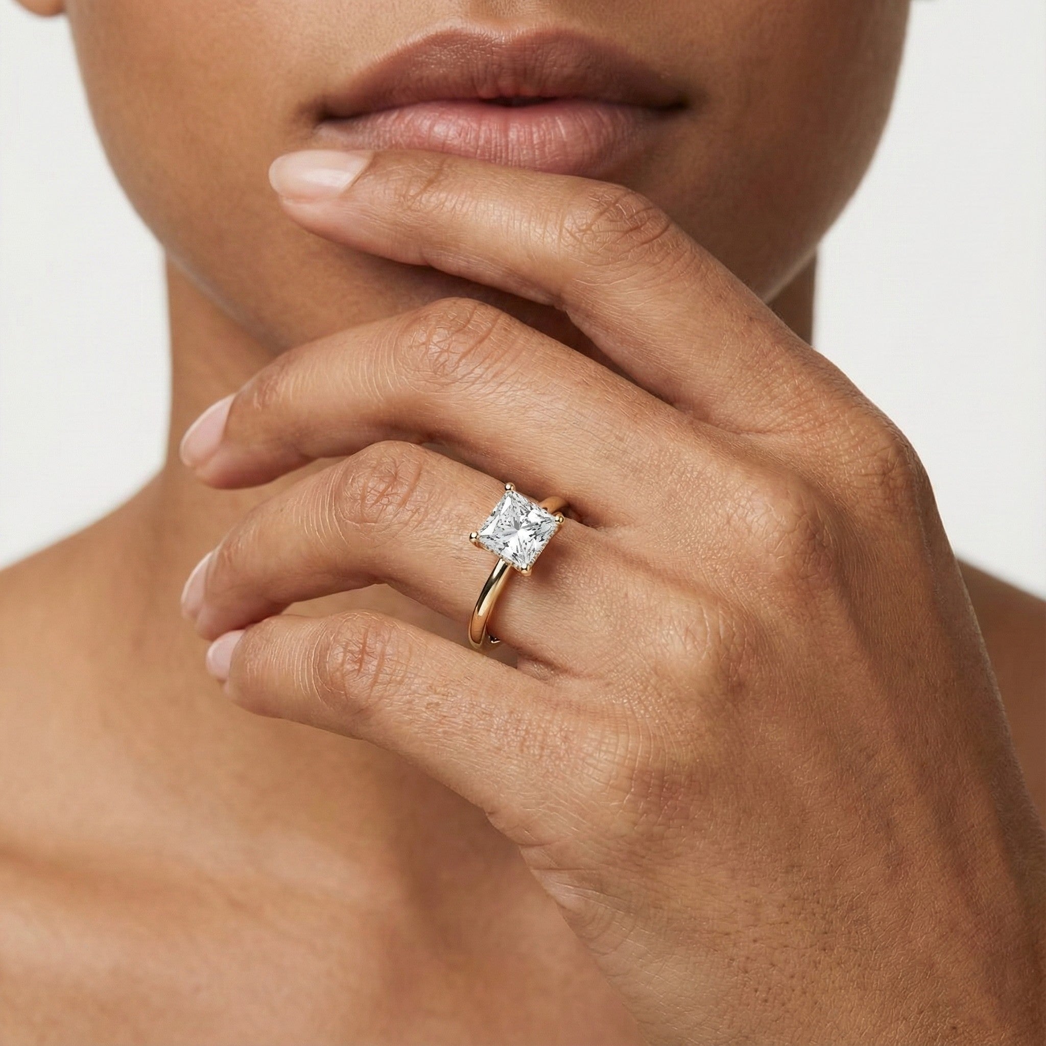 Millie Verlobungsring – Gelbgold
