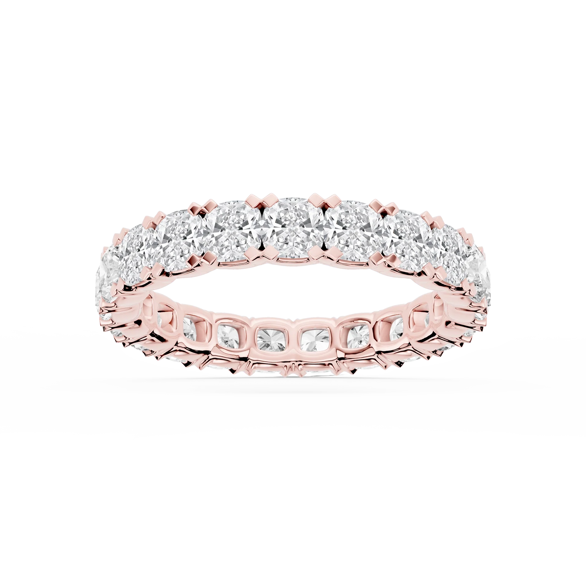 Lovea Morgan Eternity Ring Kissenschliff – Roségold
