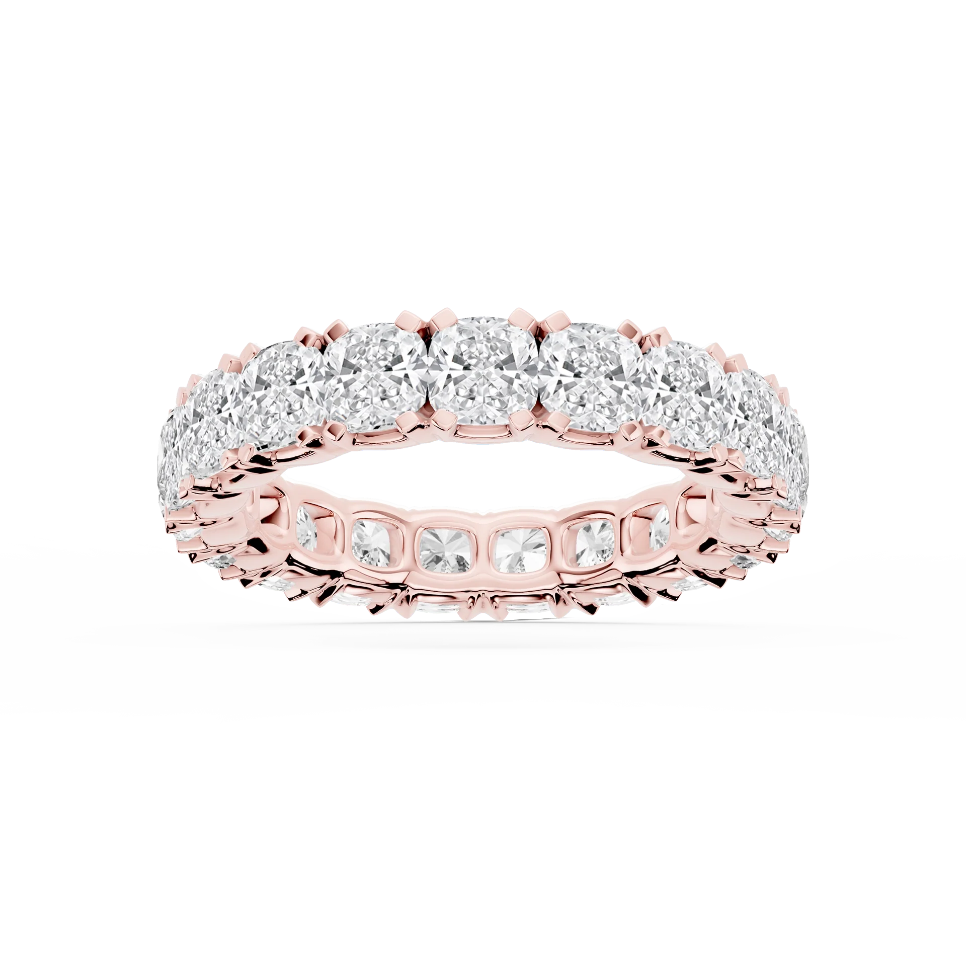 Lovea Morgan Eternity Ring Kissenschliff – Roségold