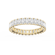 Lovea Morgan Eternity Ring Smaragdschliff – Gelbgold
