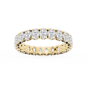 Lovea Morgan Eternity Ring Ovalschliff – Gelbgold