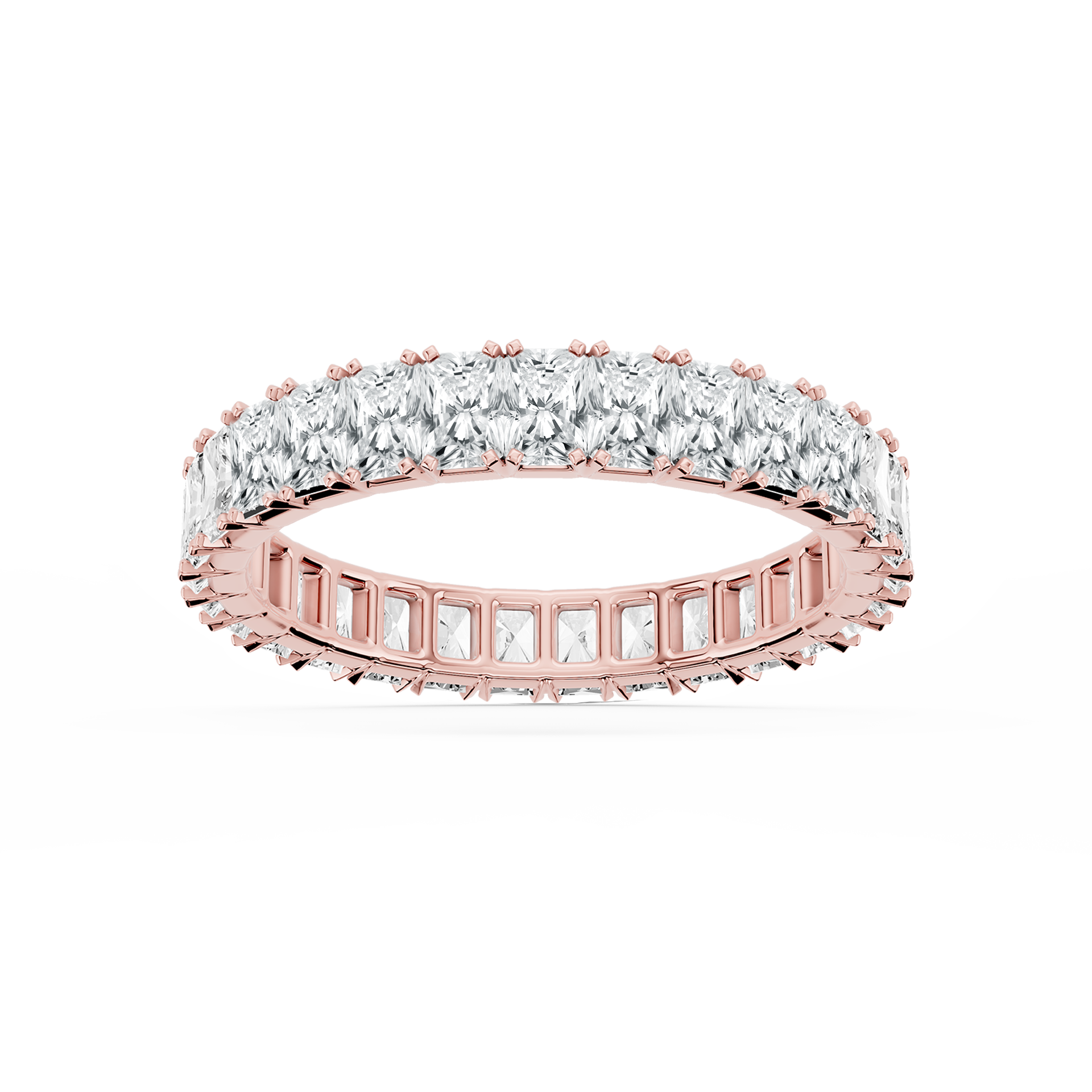 Lovea Morgan Eternity Ring Radiantschliff – Roségold