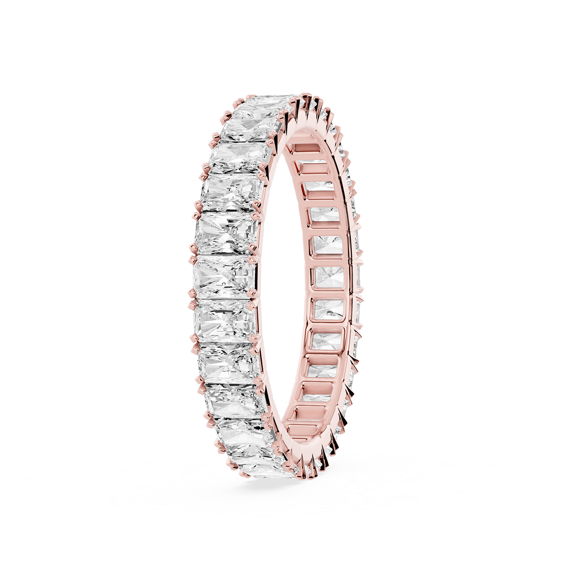 Lovea Morgan Eternity Ring Radiantschliff – Roségold